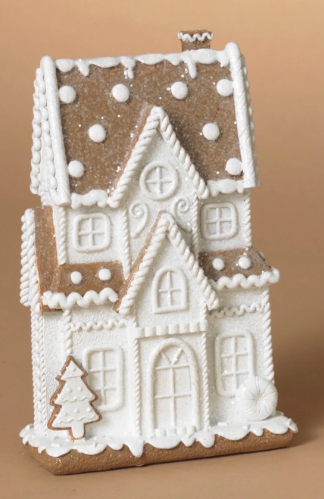 8.5" Resin Gingerbread House