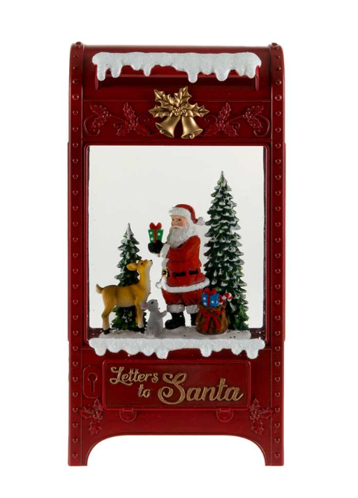 9.5" LED Mailbox Snowglobe