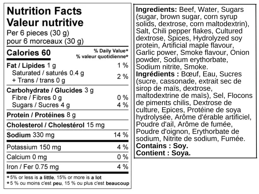 Sweet Heat Beef Jerky - 85g