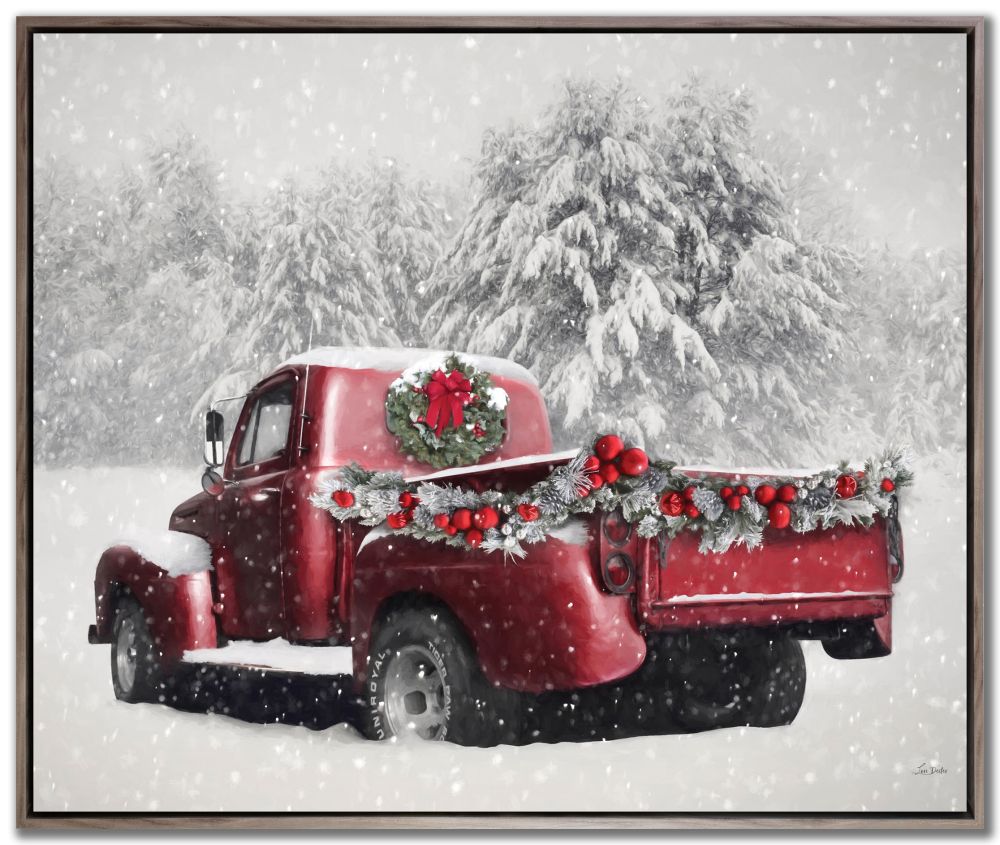Nostalgic Red Truck