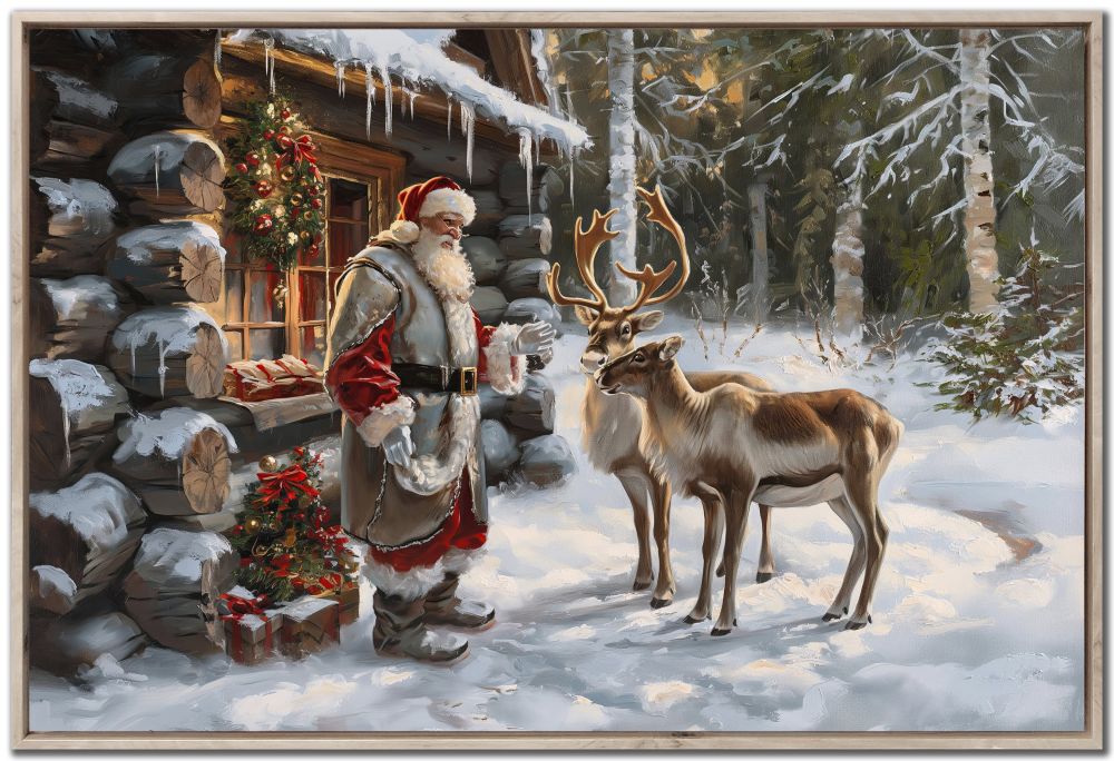 Santa Claus At The Cabin