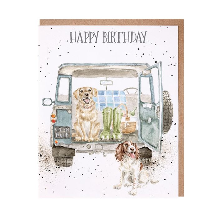 Barking Birthday Single Card