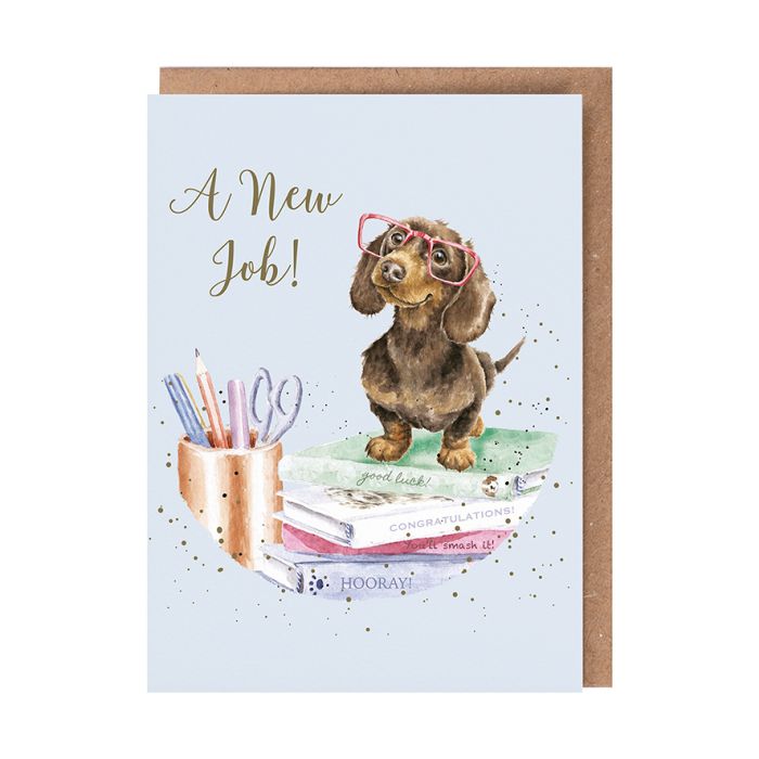 New Job - Clever Sausage Single Card