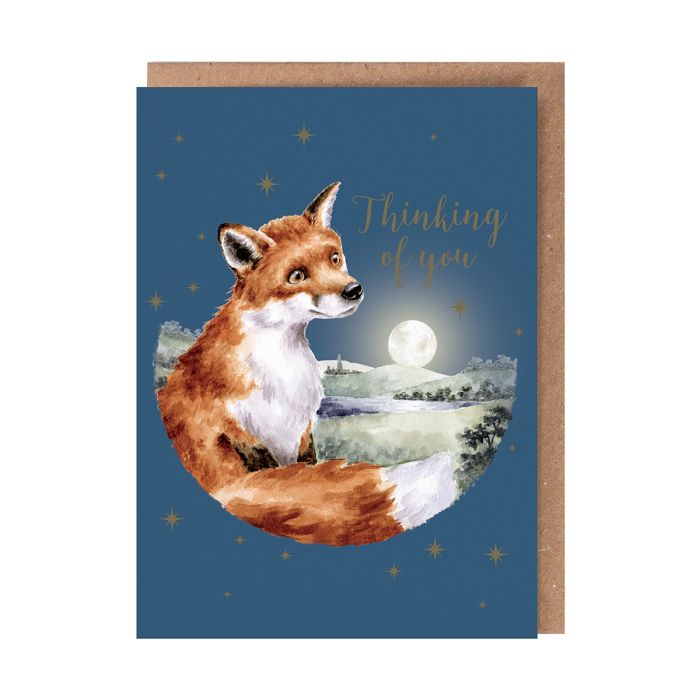 Thinking Of You - Fox Single Card