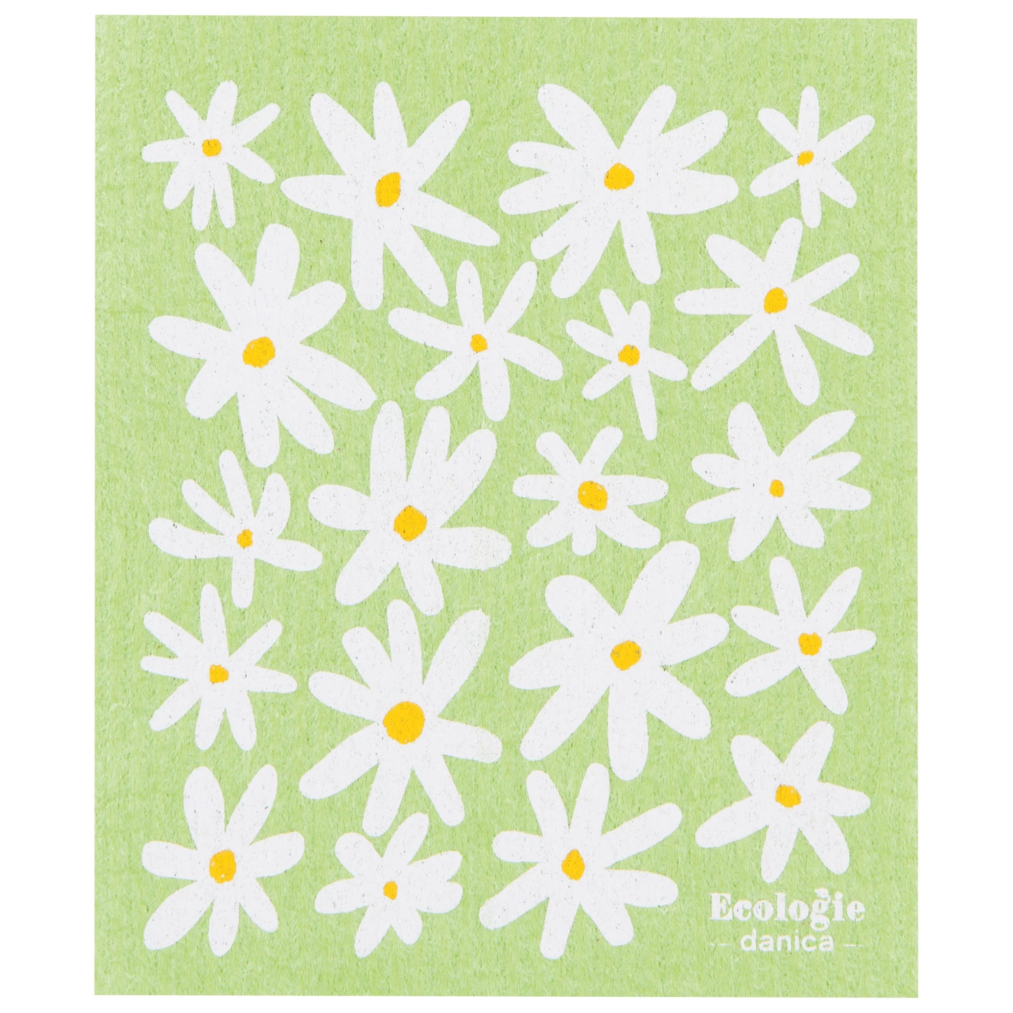 Daisies Swedish Dishcloth