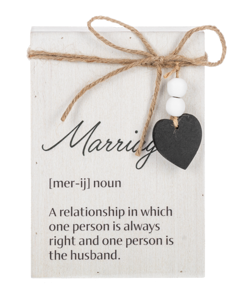 Marriage Message Sign