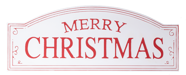 Embossed Merry Christmas Wall Decor