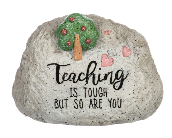 Pebble Teacher Paperweight Rock Tree