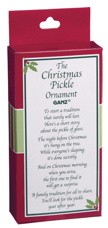 Christmas Pickle Ornament In Gift Box