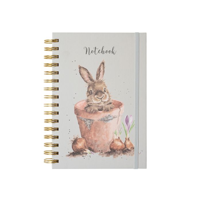 Rabbit Notebook - The Flower Pot