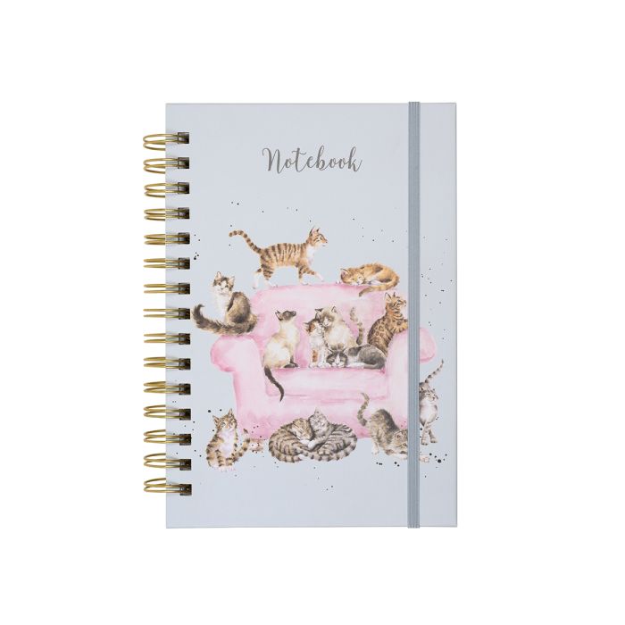 Cattitude Small Spiral Notebook