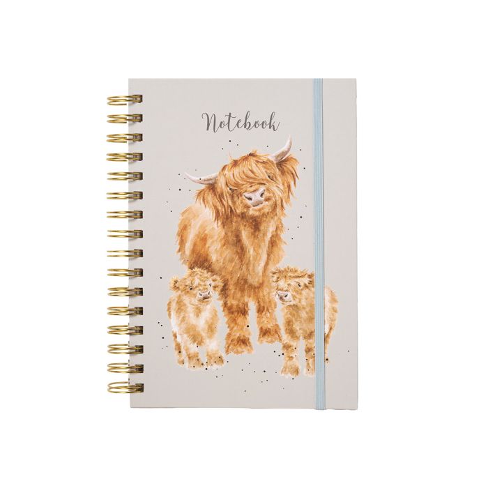 Highland Cow Small Spiral Notebook