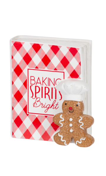 Holiday Cookbook Figurines