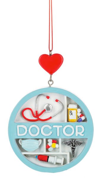 Professional Ornaments - Nurse, Dentist, & Doctor