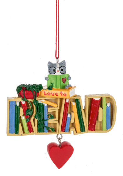 Love To Read Ornament