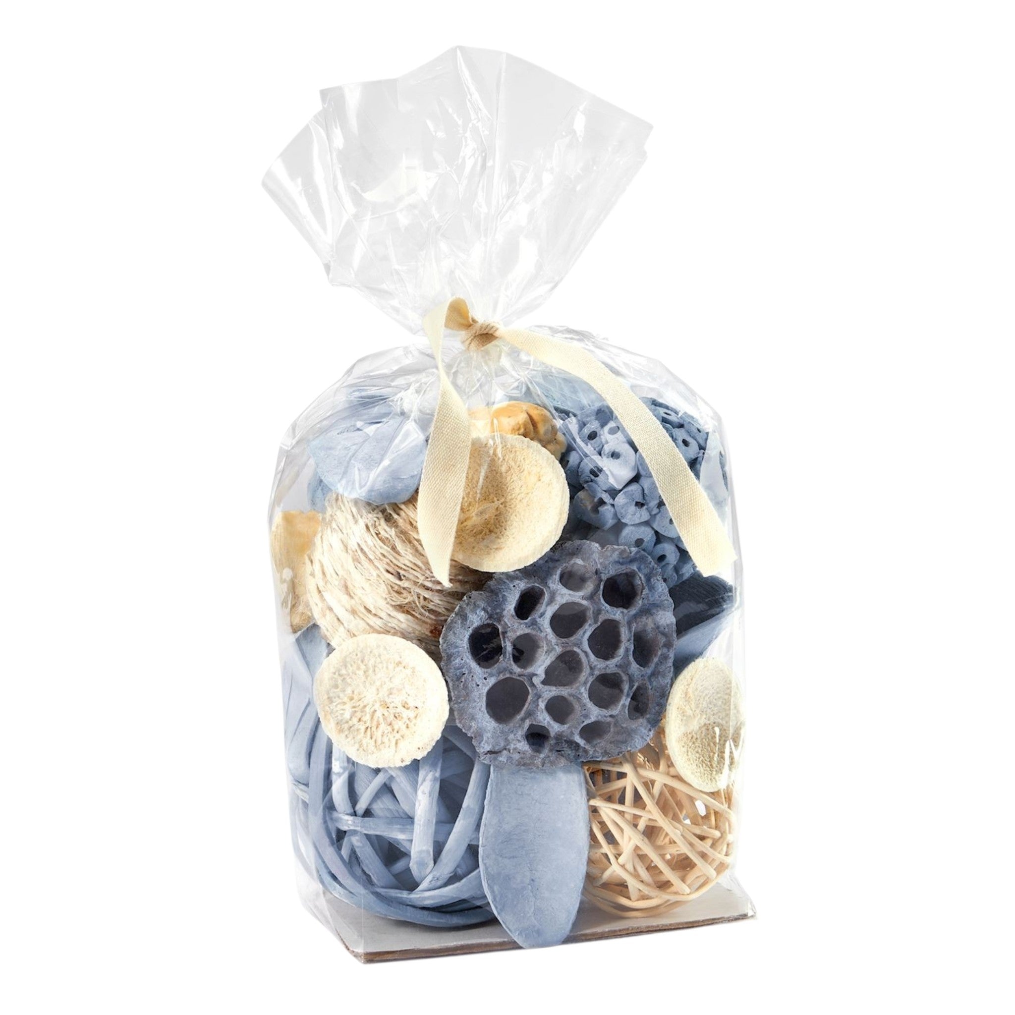 Dried Bowl Filler - Blue & Cream