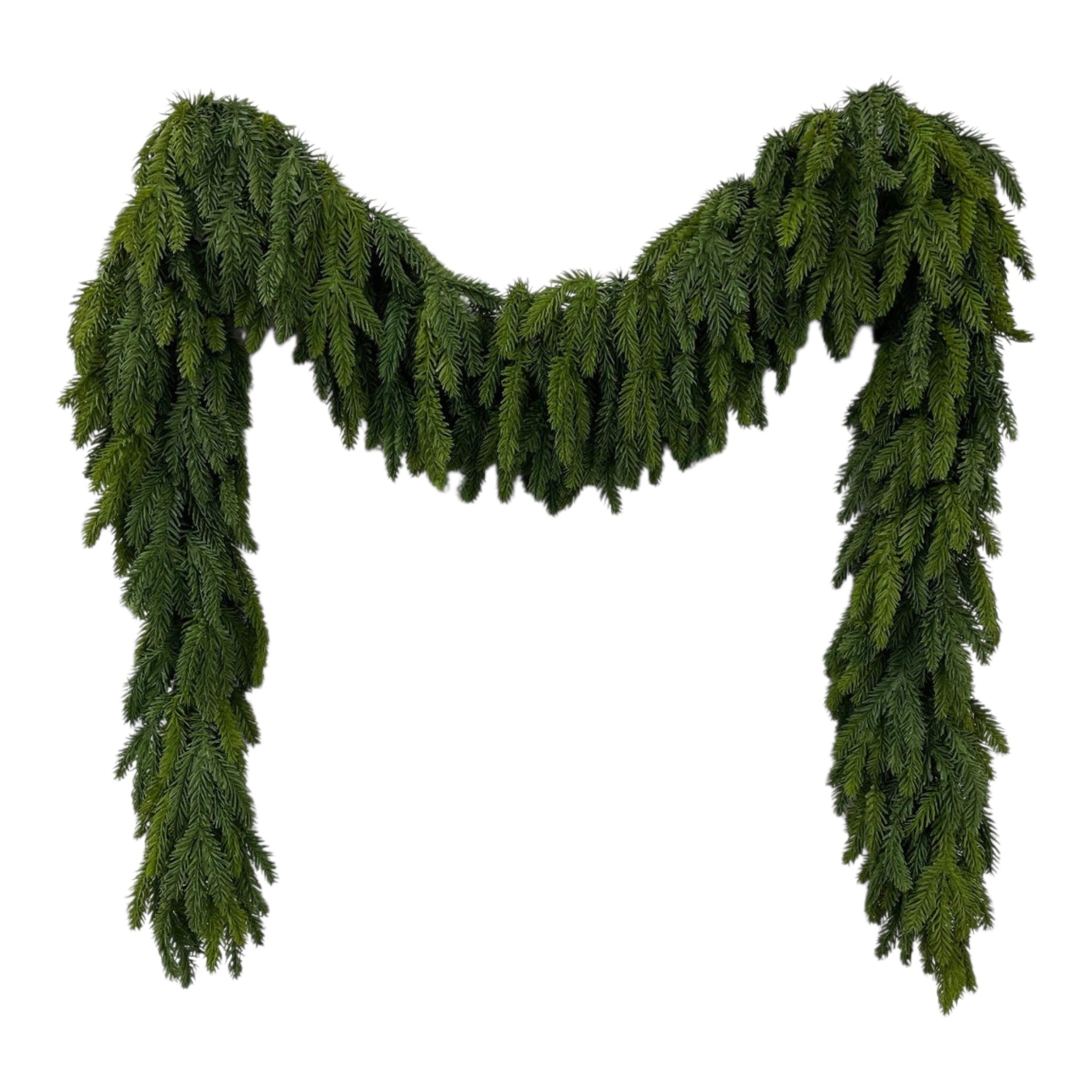 6' Red Spruce Dripping Garland