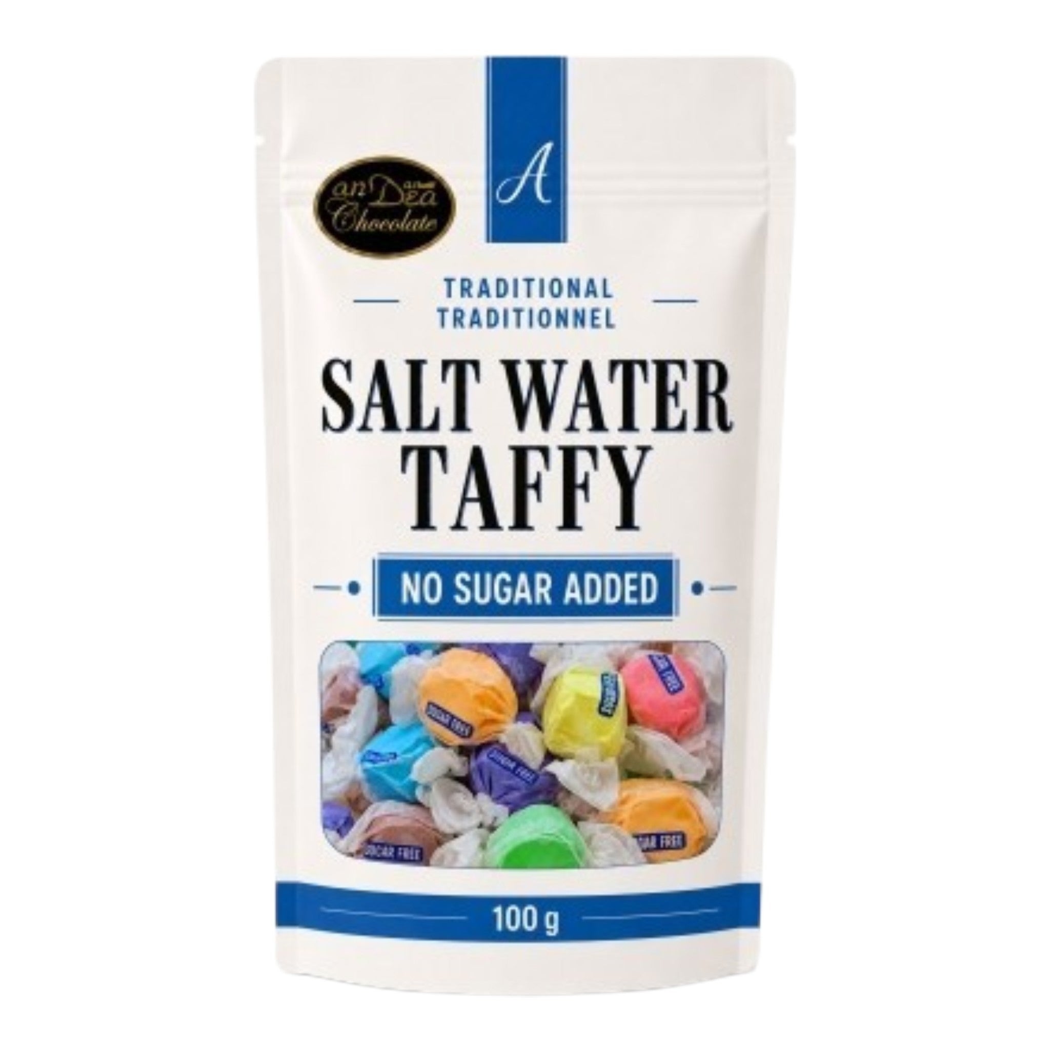 No Sugar Added Salt Water Taffy - 100g Gift Bags