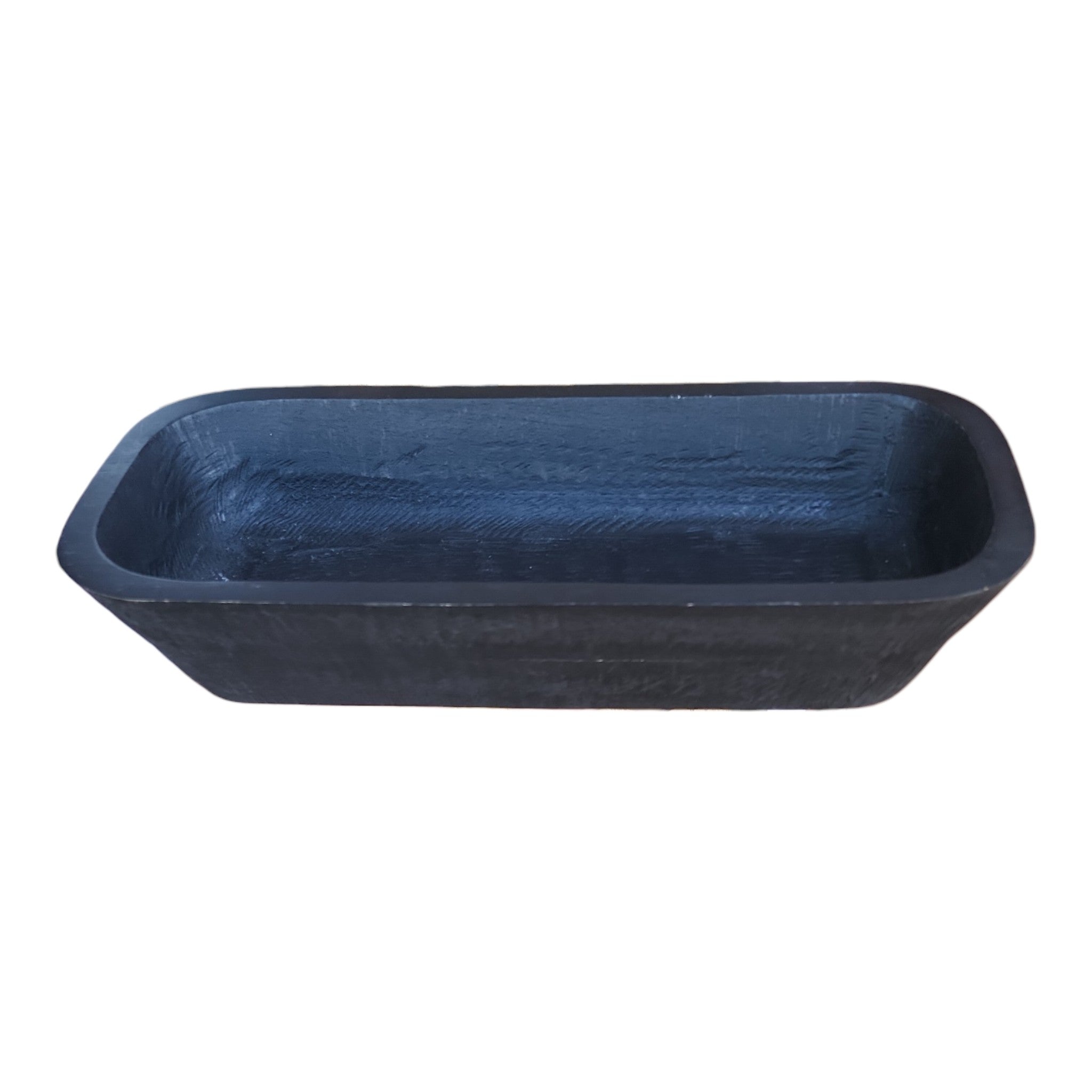 Black Wooden Dough Bowl