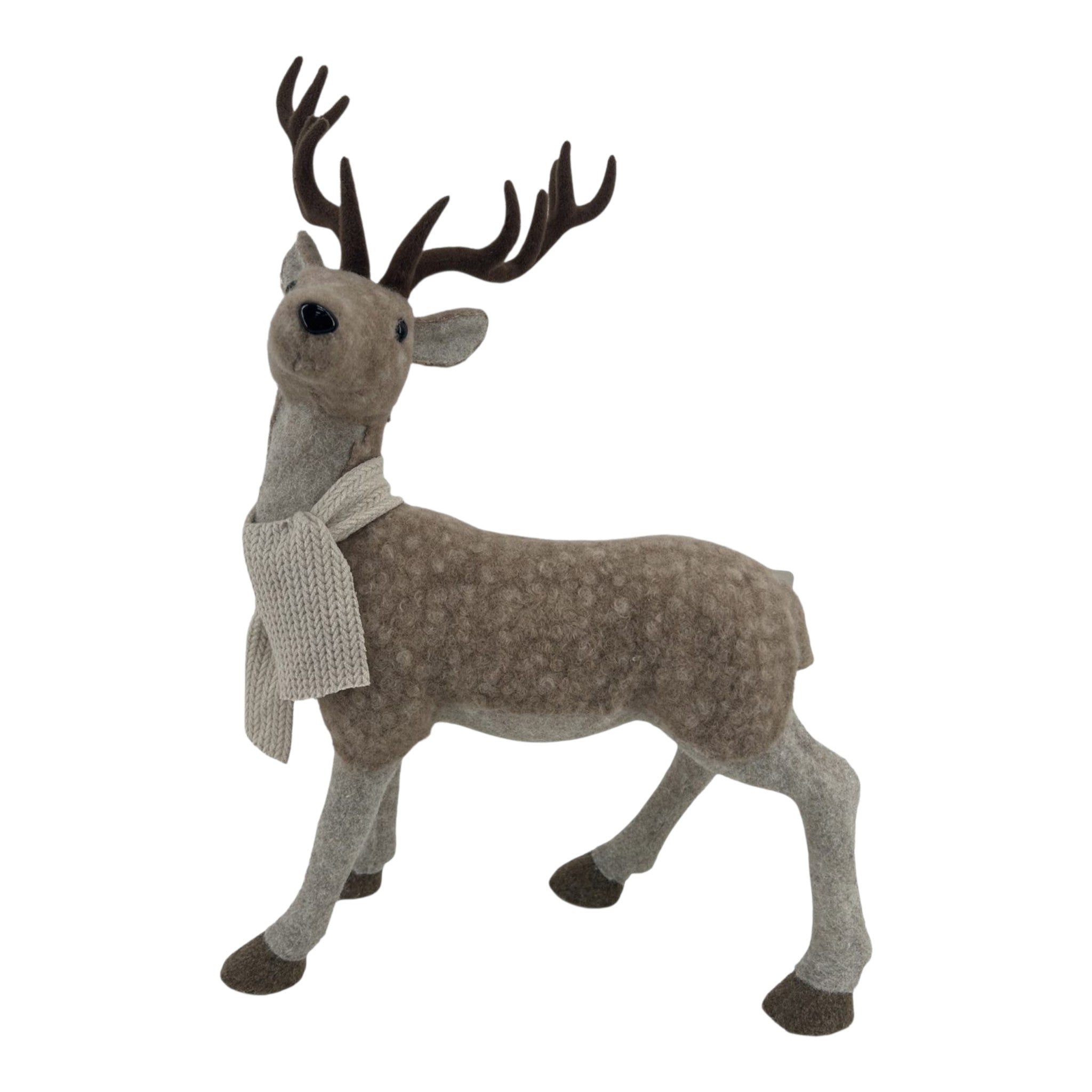 Deer Brown Felt w/Scarf 16"x21.5"