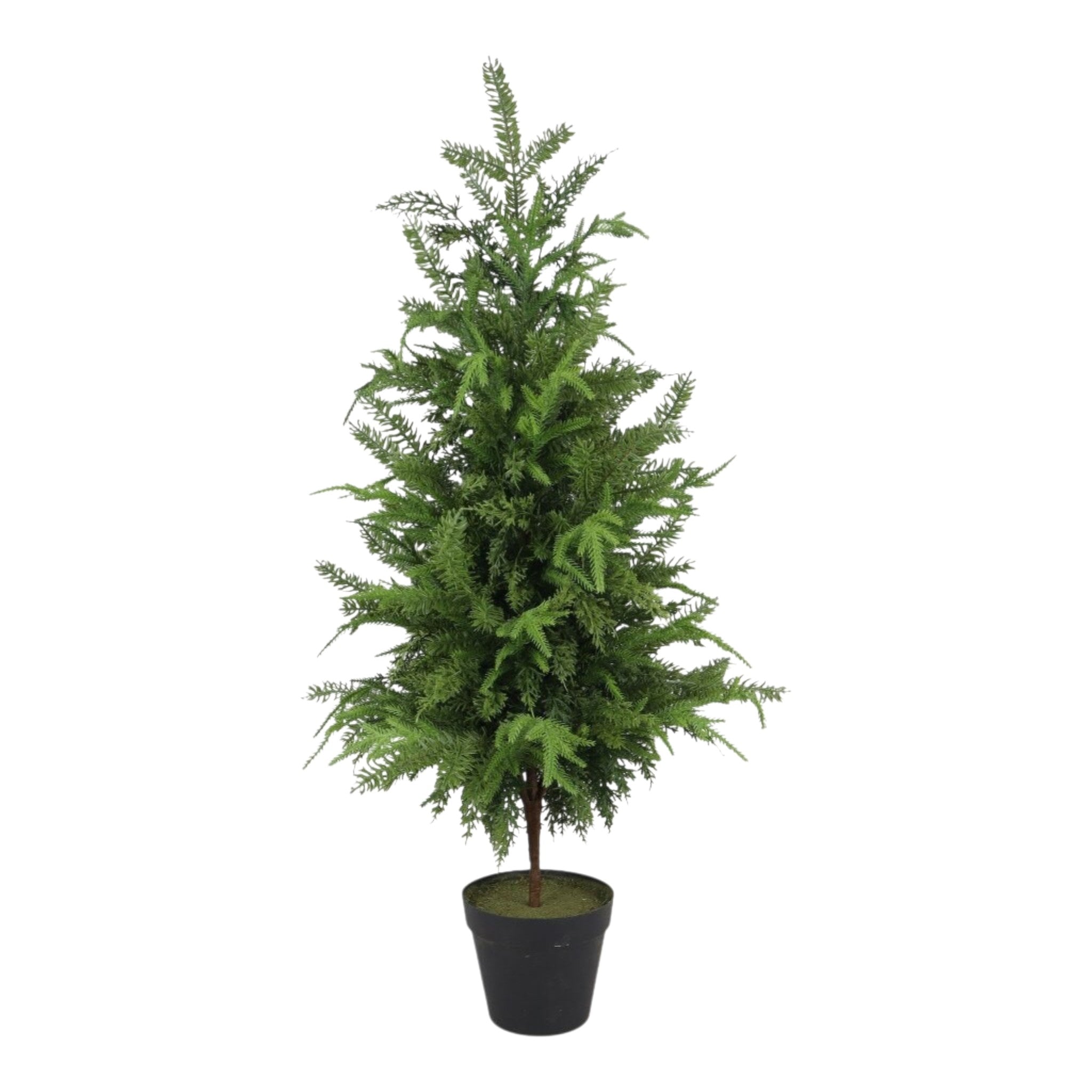 Tree Real Touch Mixed Pine Deluxe w/Black Pot