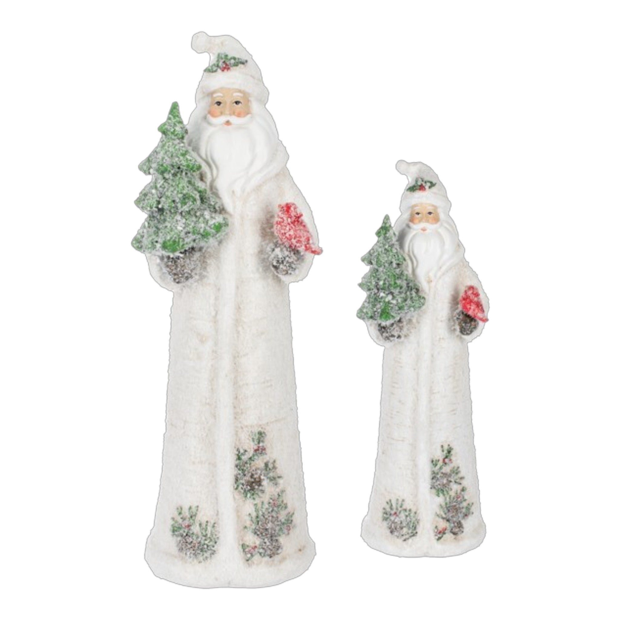 Winter Santa Figurine Resin