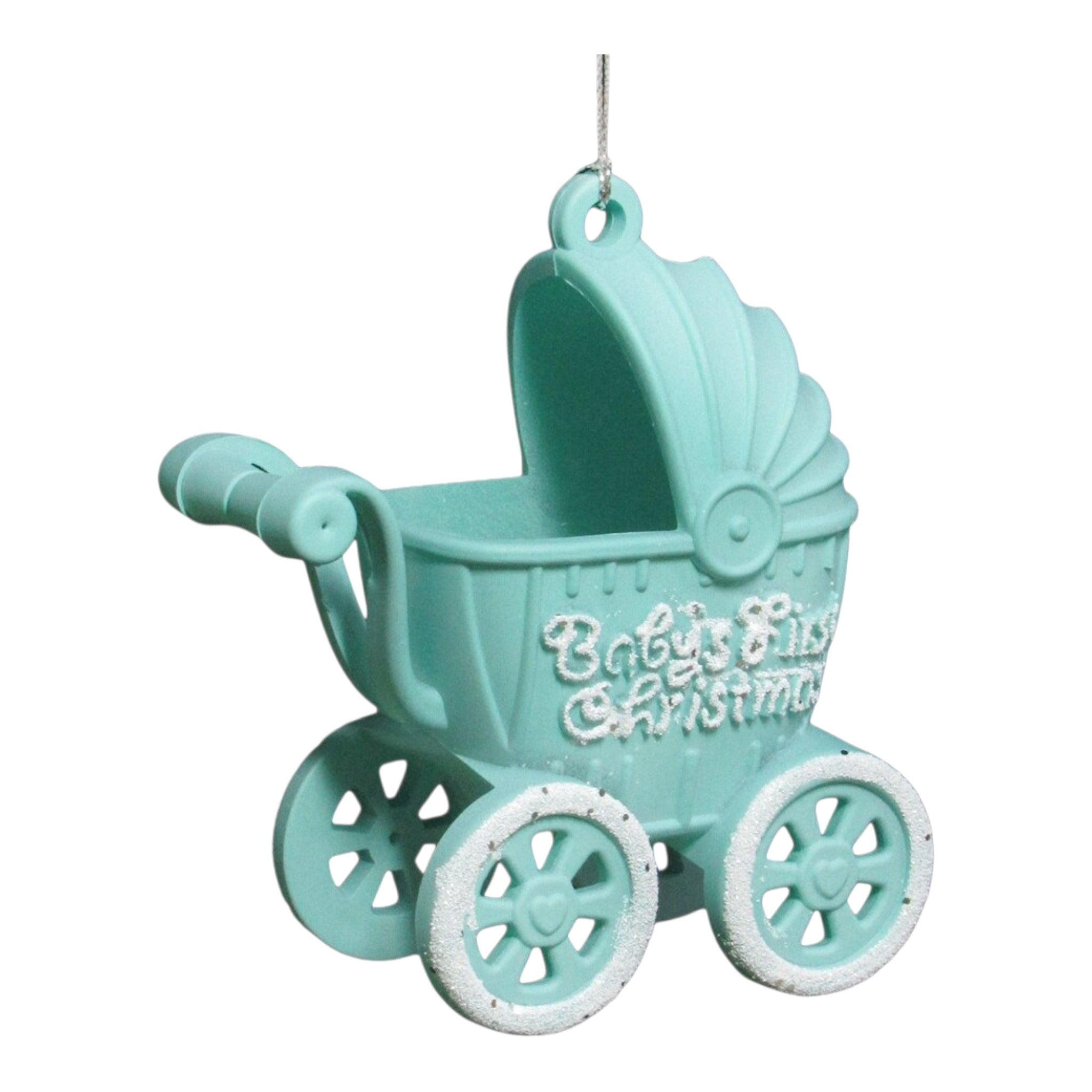 Ornament Baby Carriage Matte 4.5"
