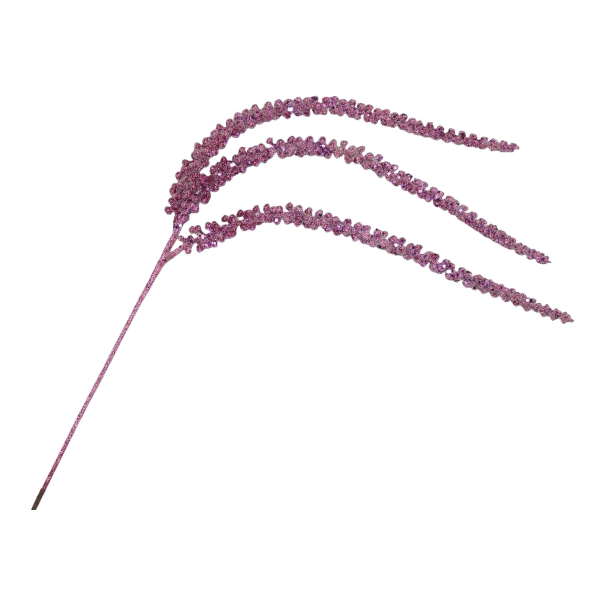 Spray Iced Hanging Berry Antique Pink 36"