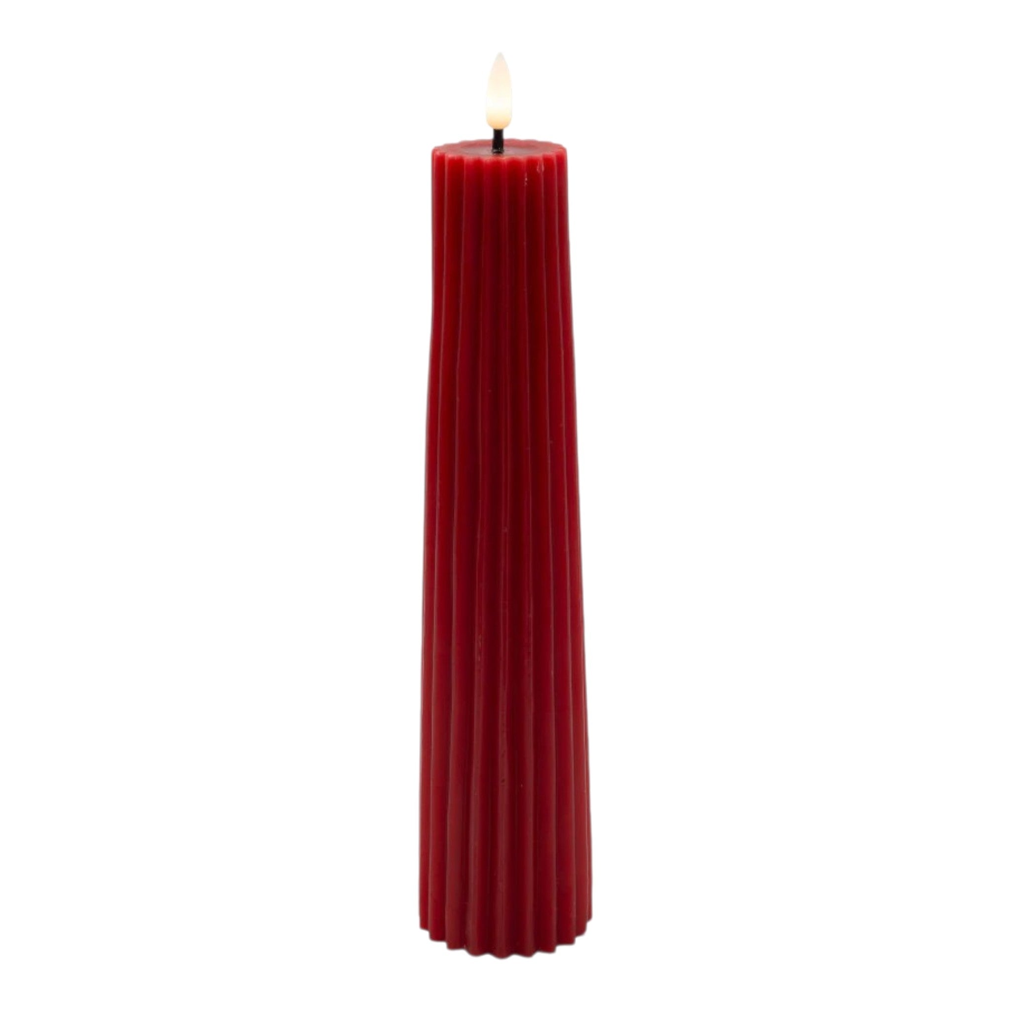 Candle Dark Red Led Flickering
