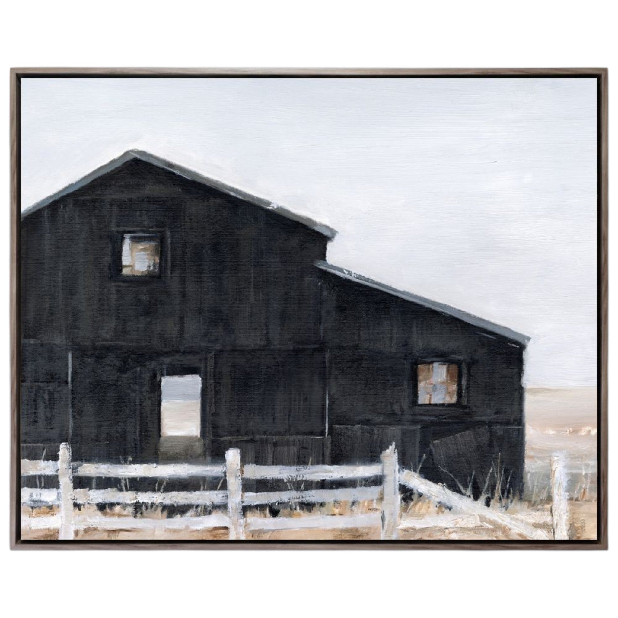 Black Barn I - 30"L x 24"H