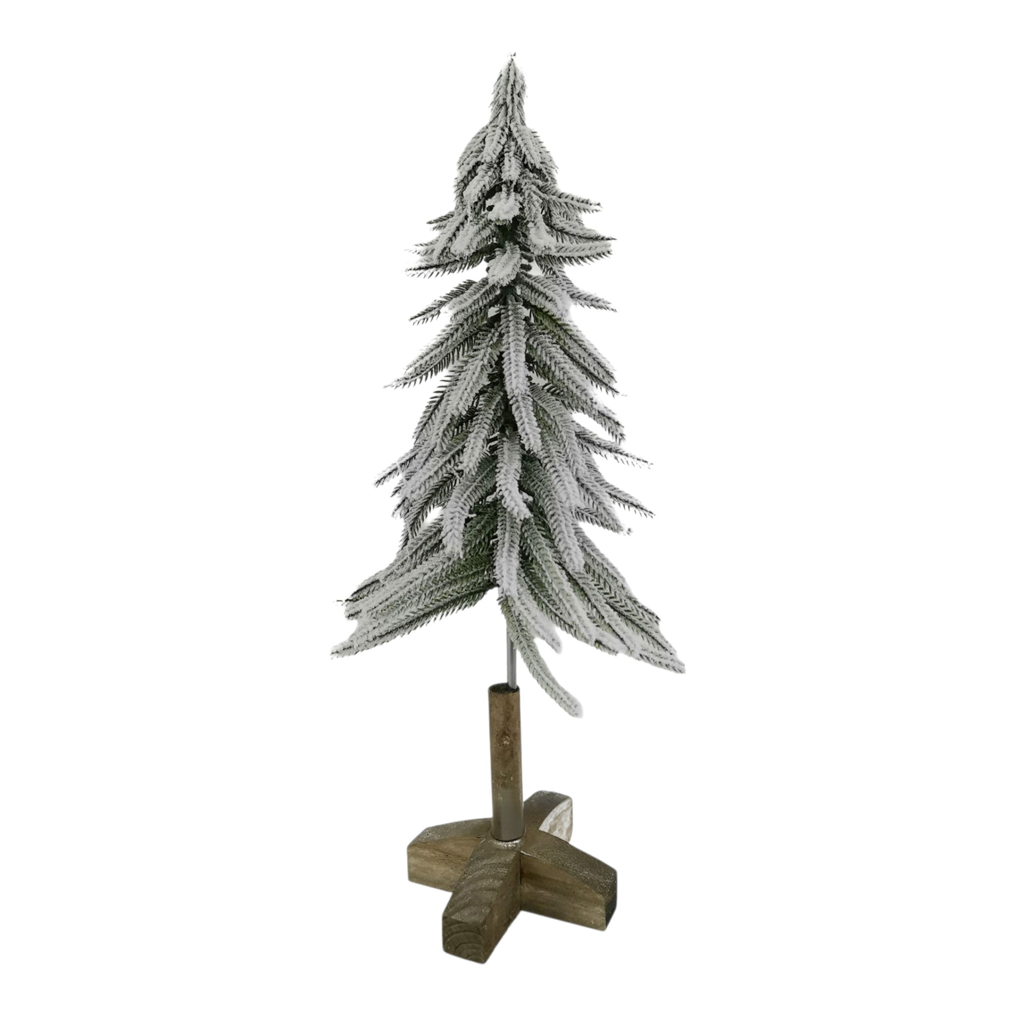 Tree Flocked Pine Needle Table Top 20"