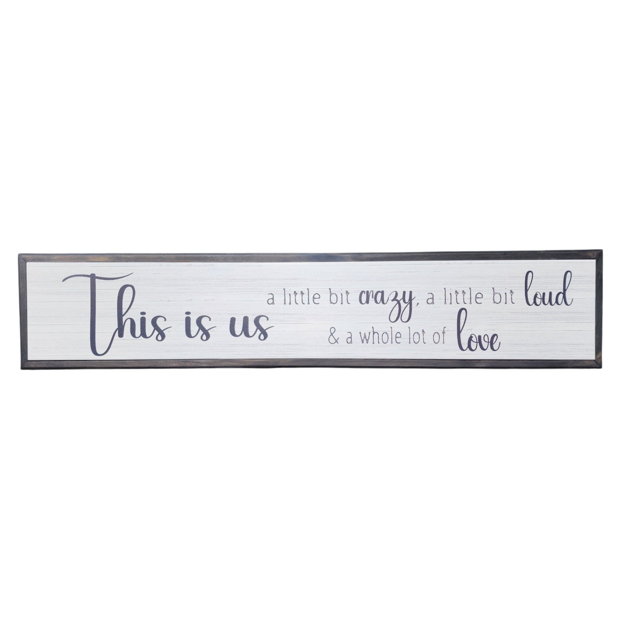 47.5x9.5 Raised Frame This Is Us