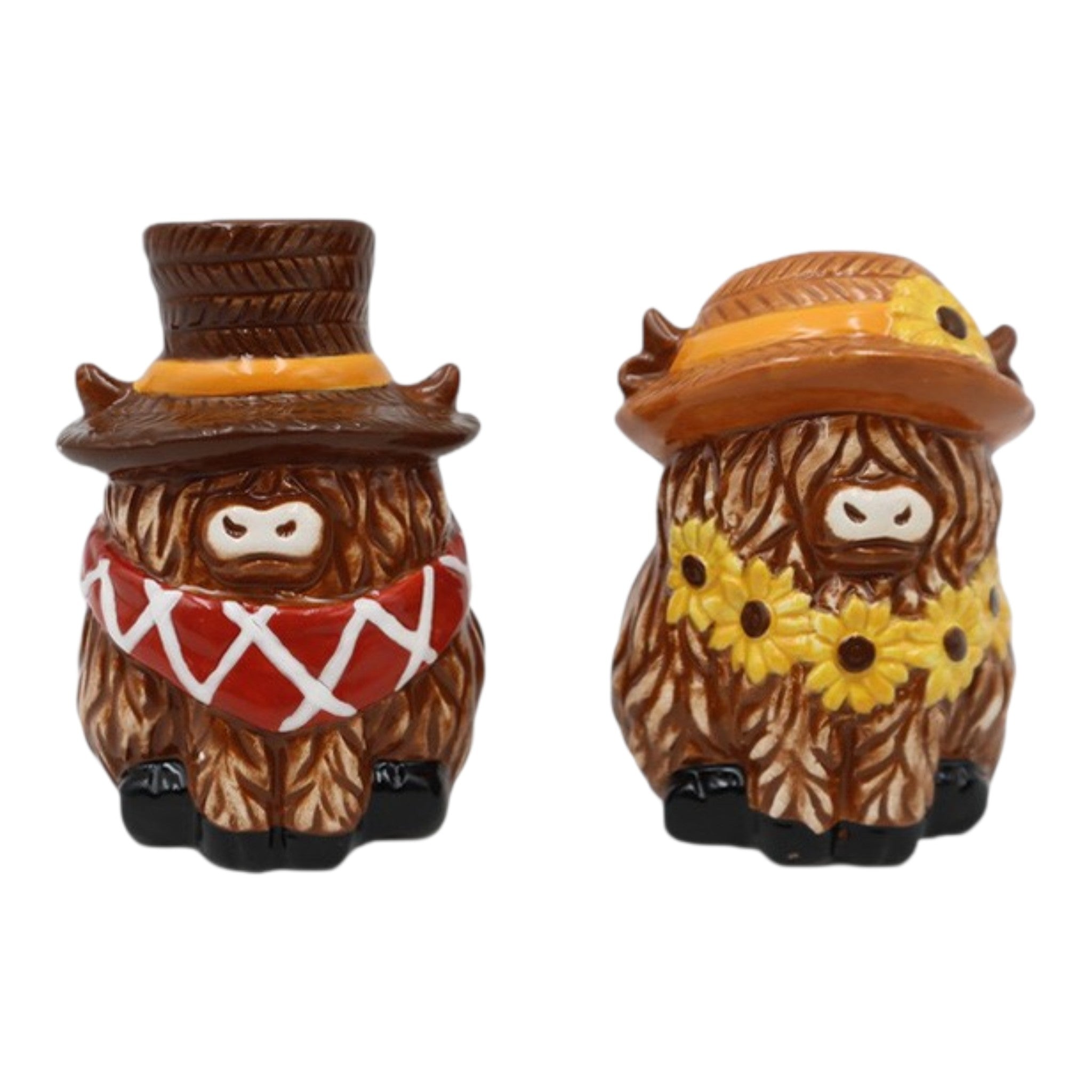 Highland Cow Salt & Pepper Set