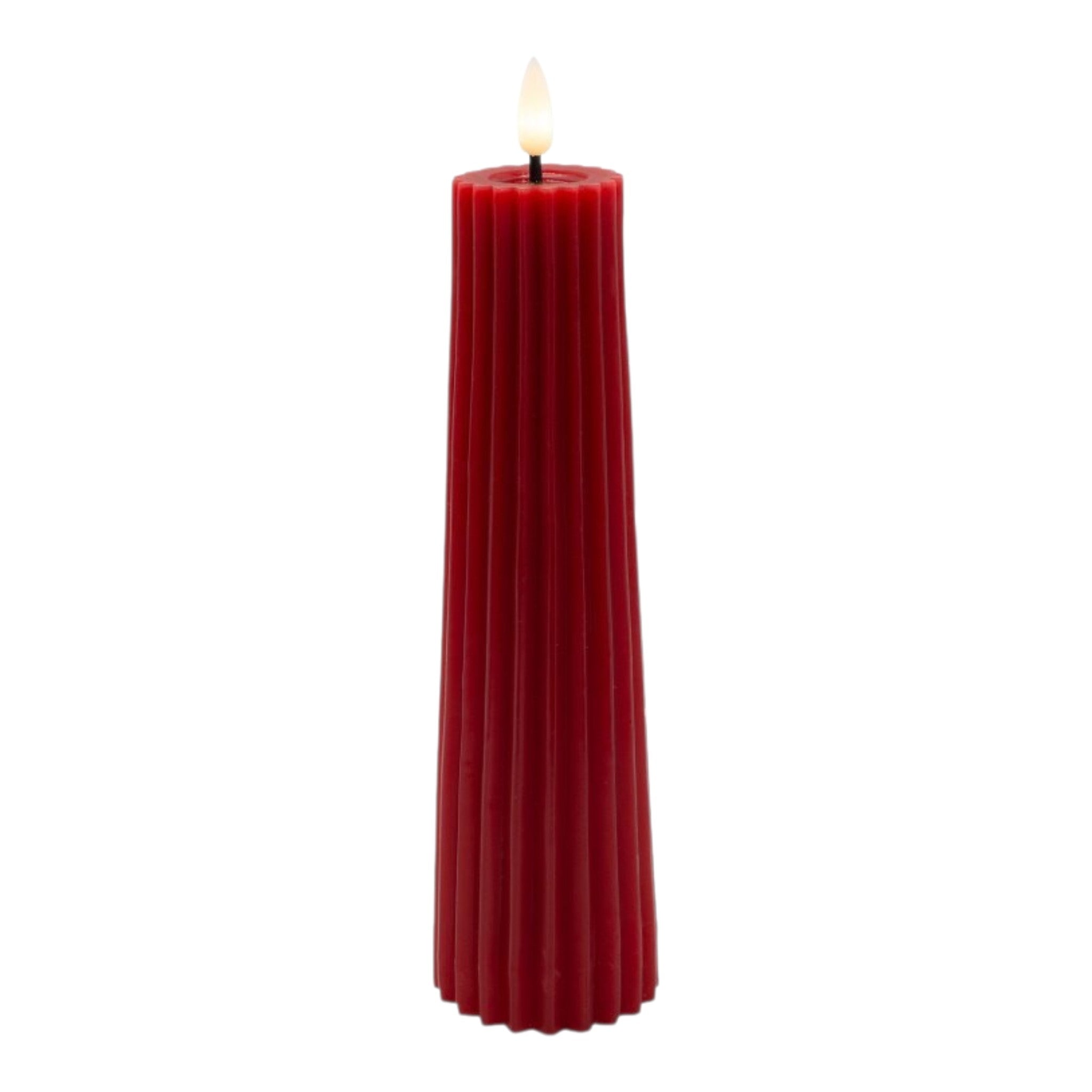 Candle Dark Red Led Flickering