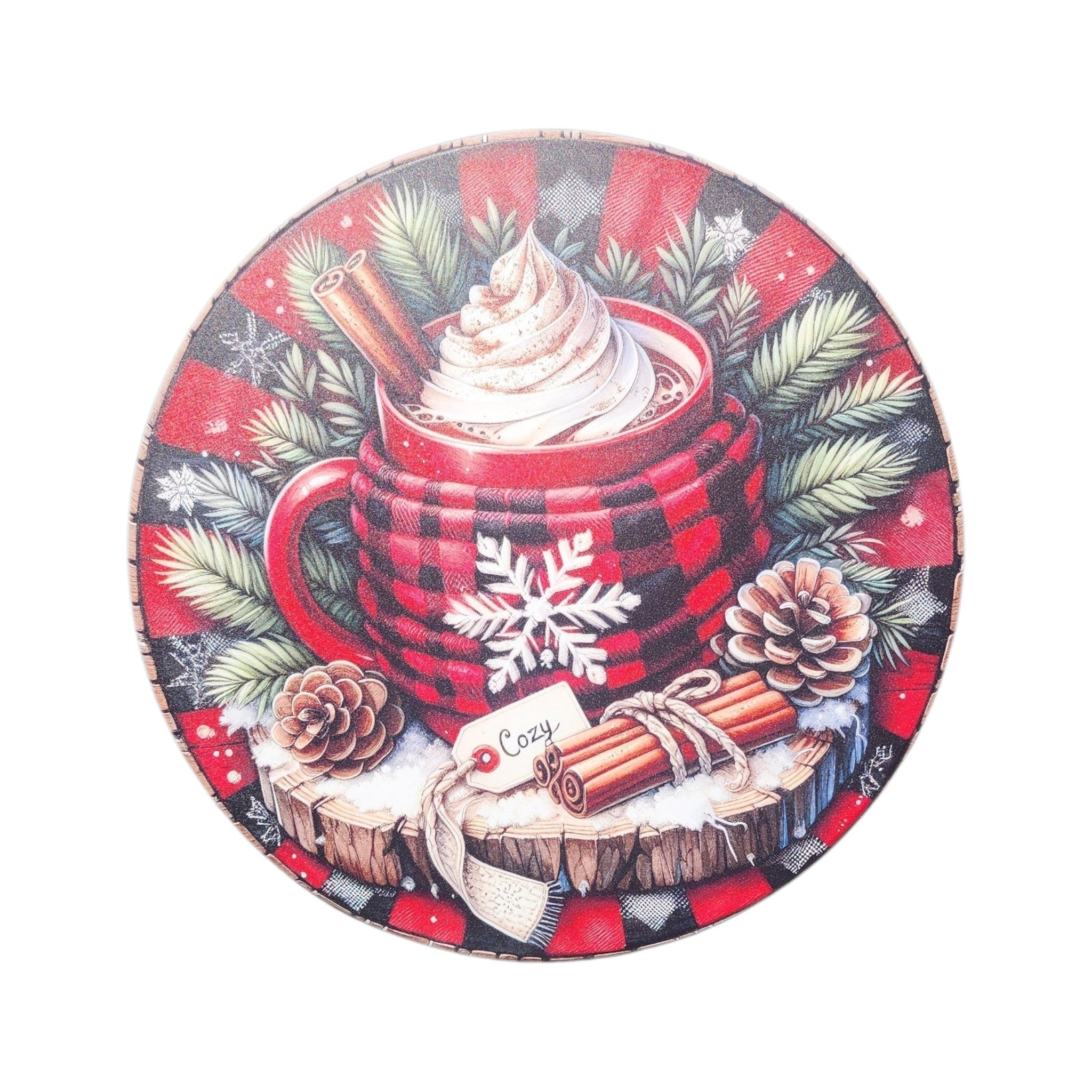 10" Round Sign Hot Chocolate Cozy