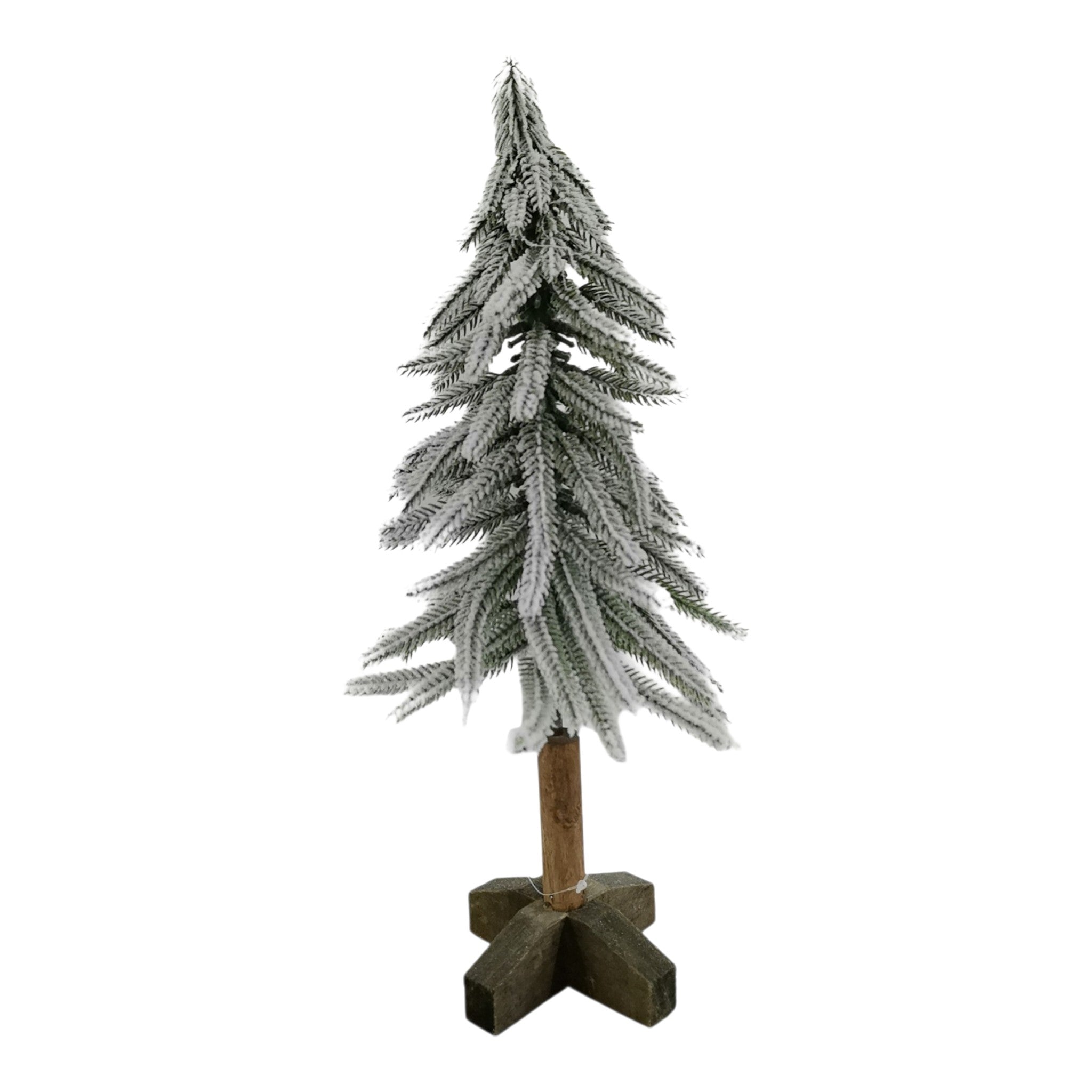Tree Flocked Pine Needle Table Top 16"