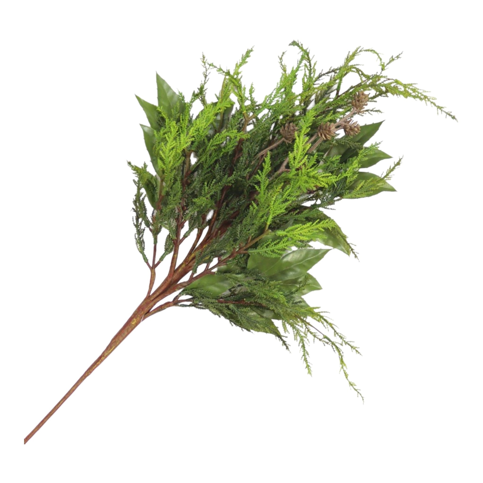 Spray Real Touch Cypress Green w/Pine Cones 36"