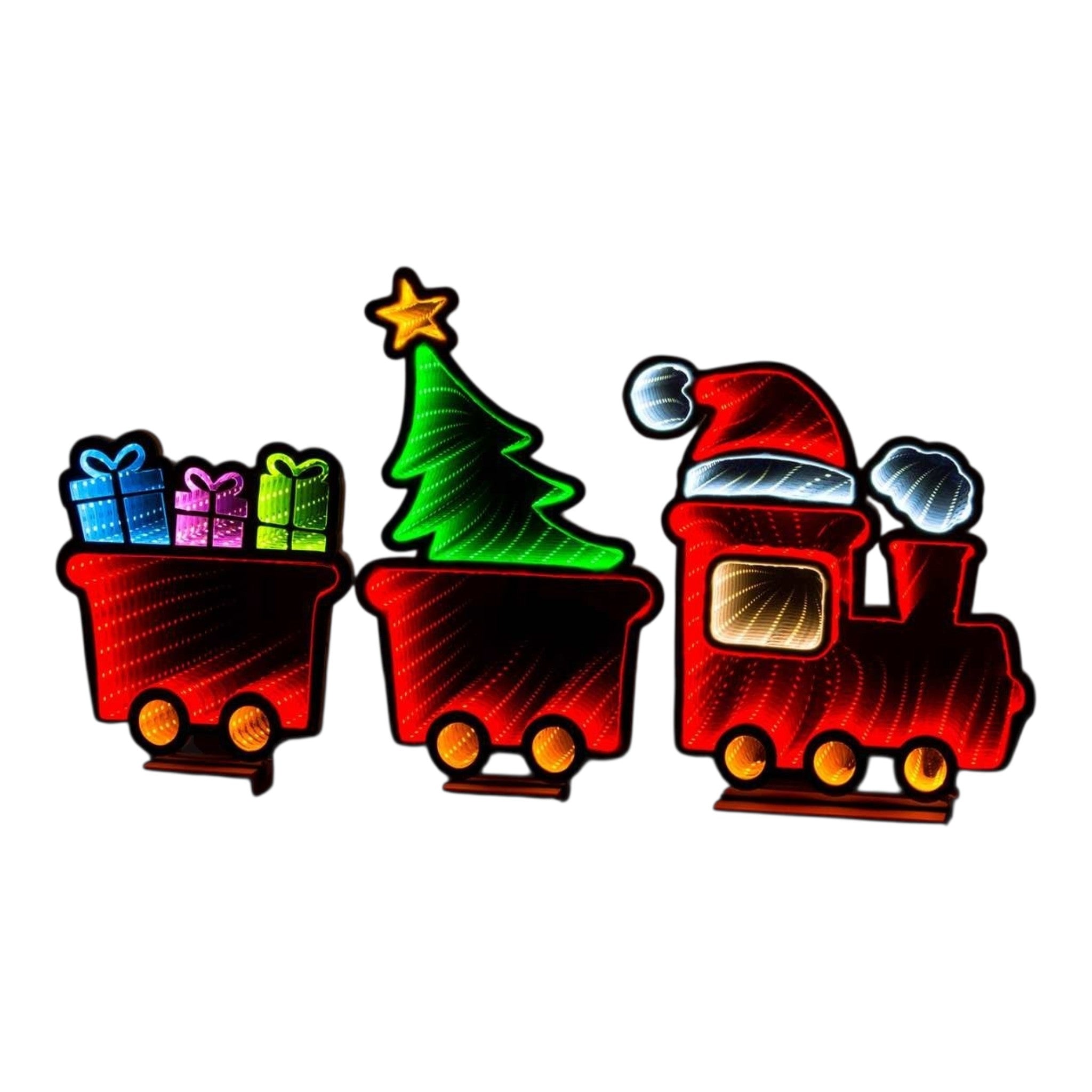 Christmas Train Infinity Light 28"