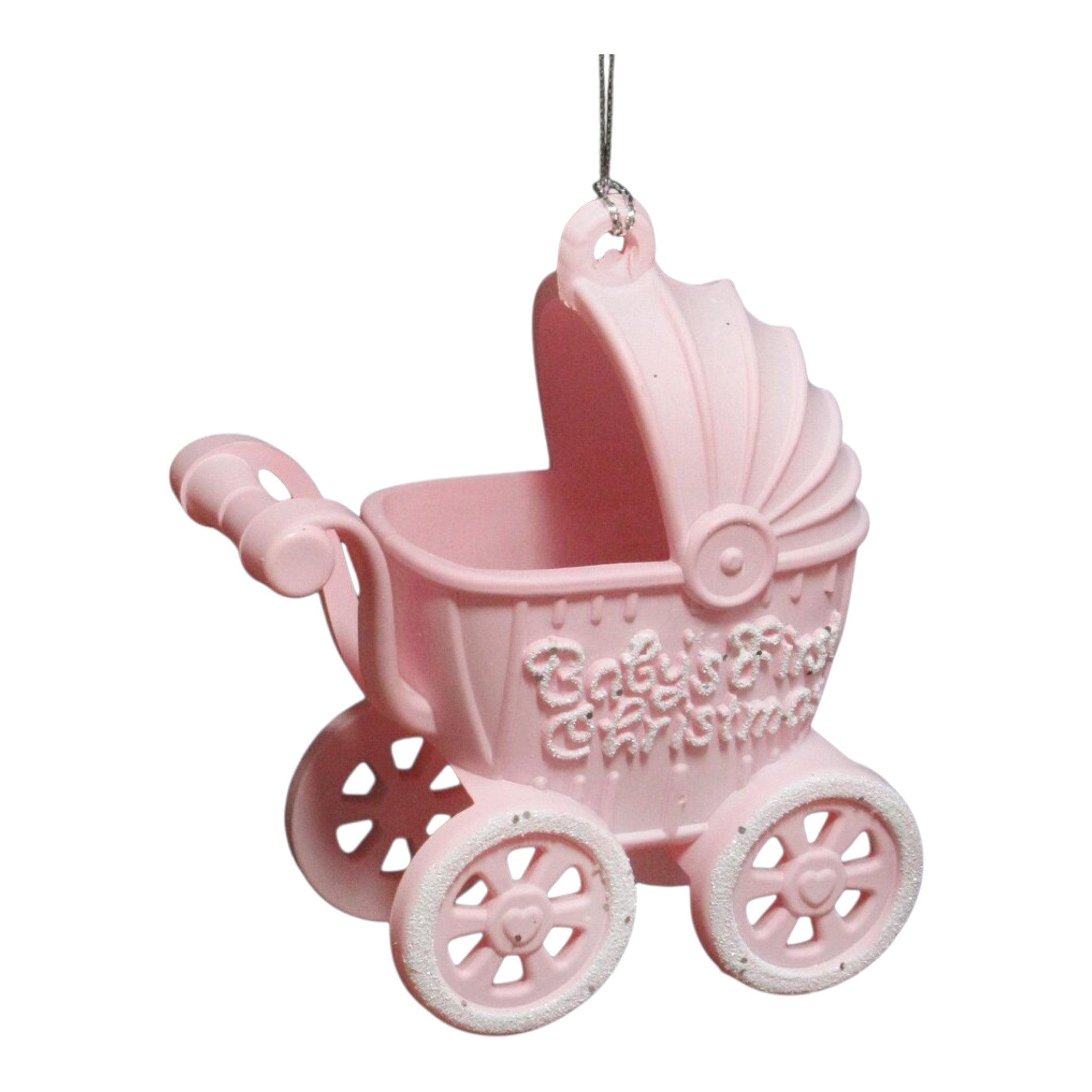 Ornament Baby Carriage Matte 4.5"