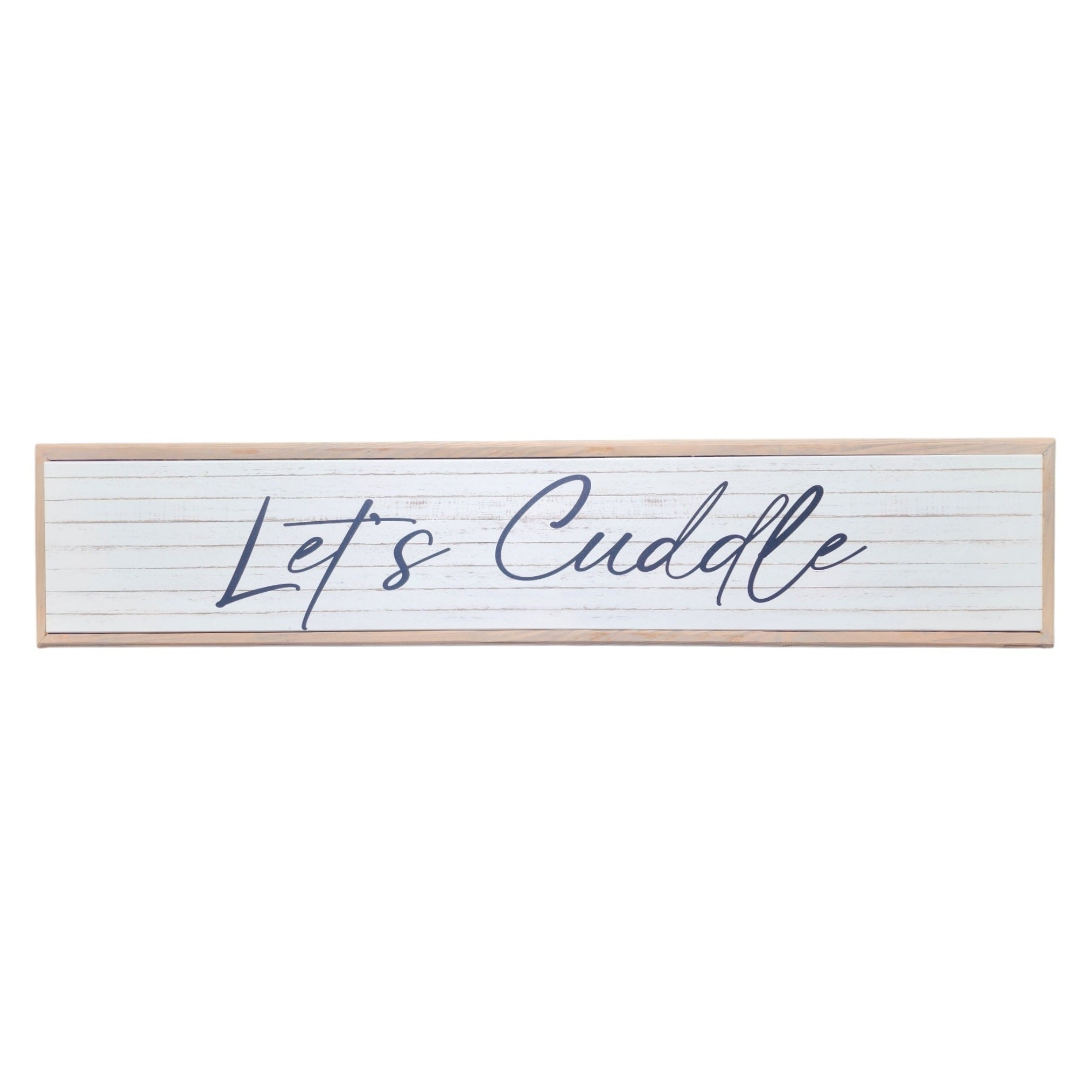 47.5x9.5 Raised Frame Let's Cuddle