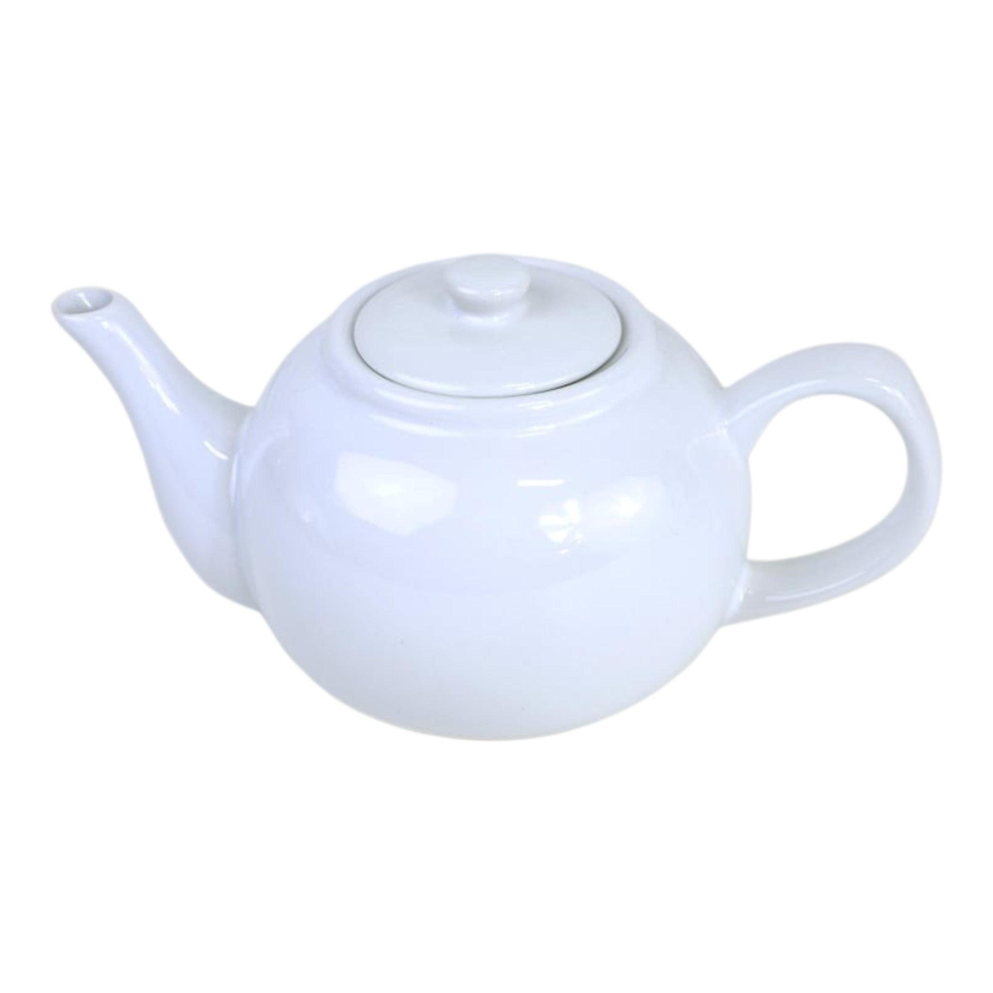 White Stoneware Teapot - 16oz