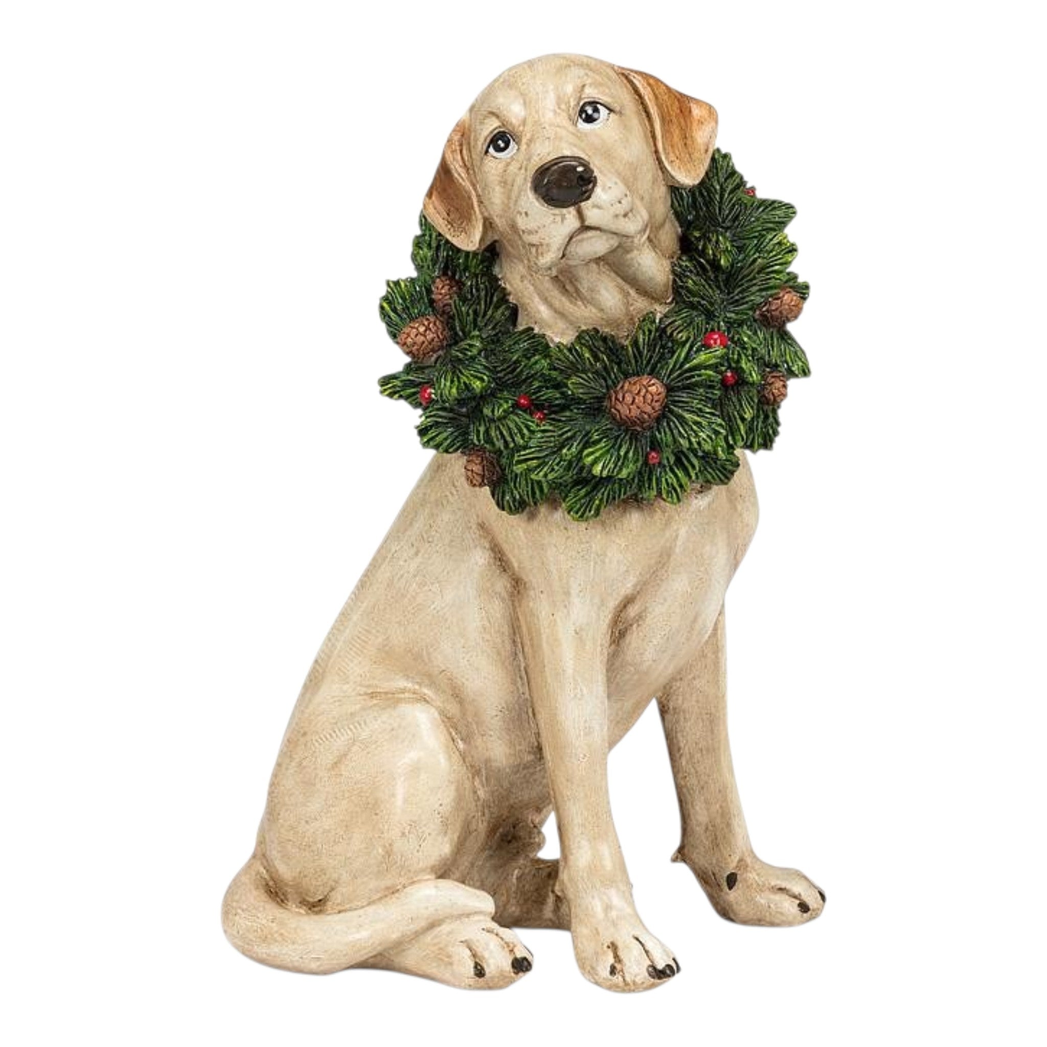 Labrador w/Wreath & 12"