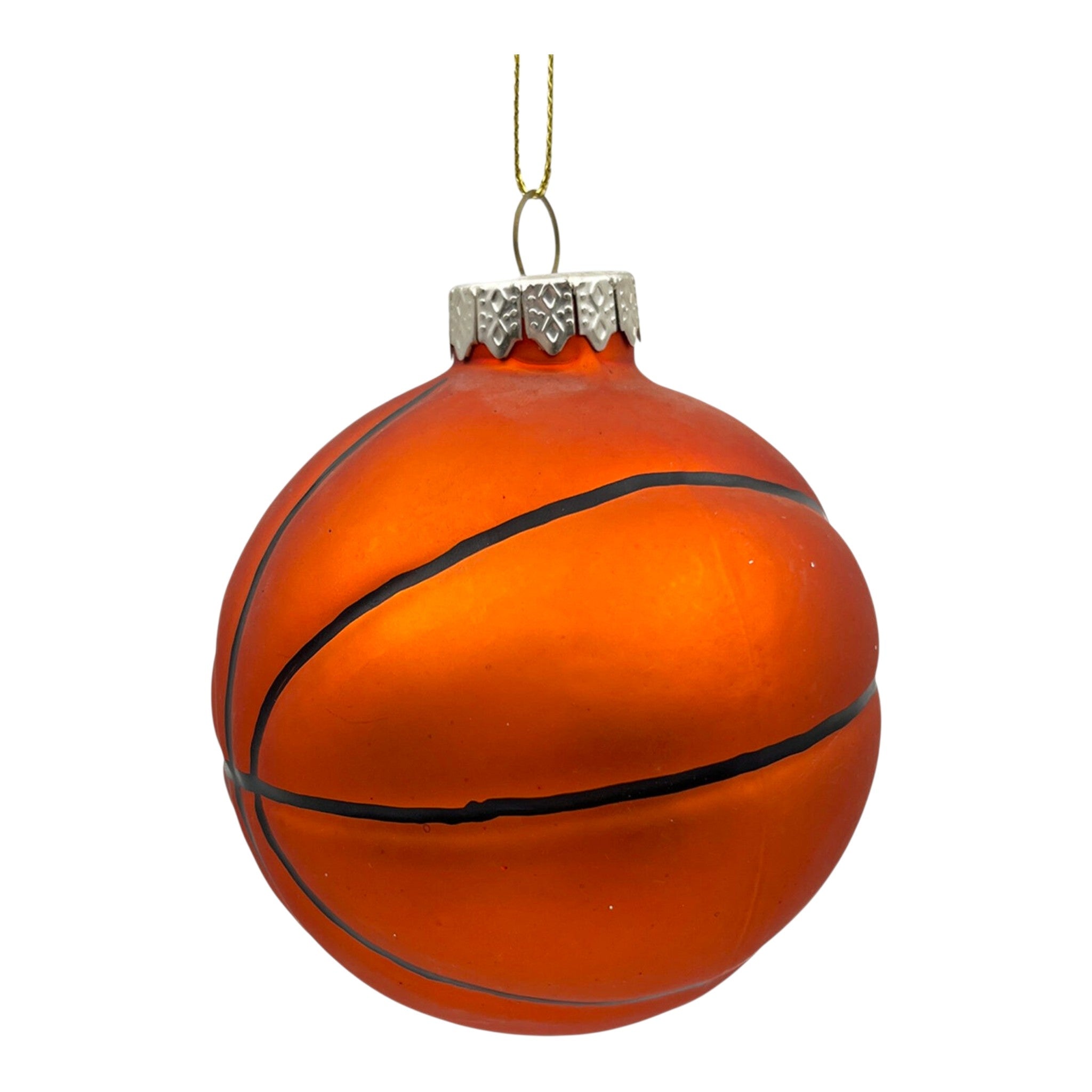 Ornament Glass Basketball 3"
