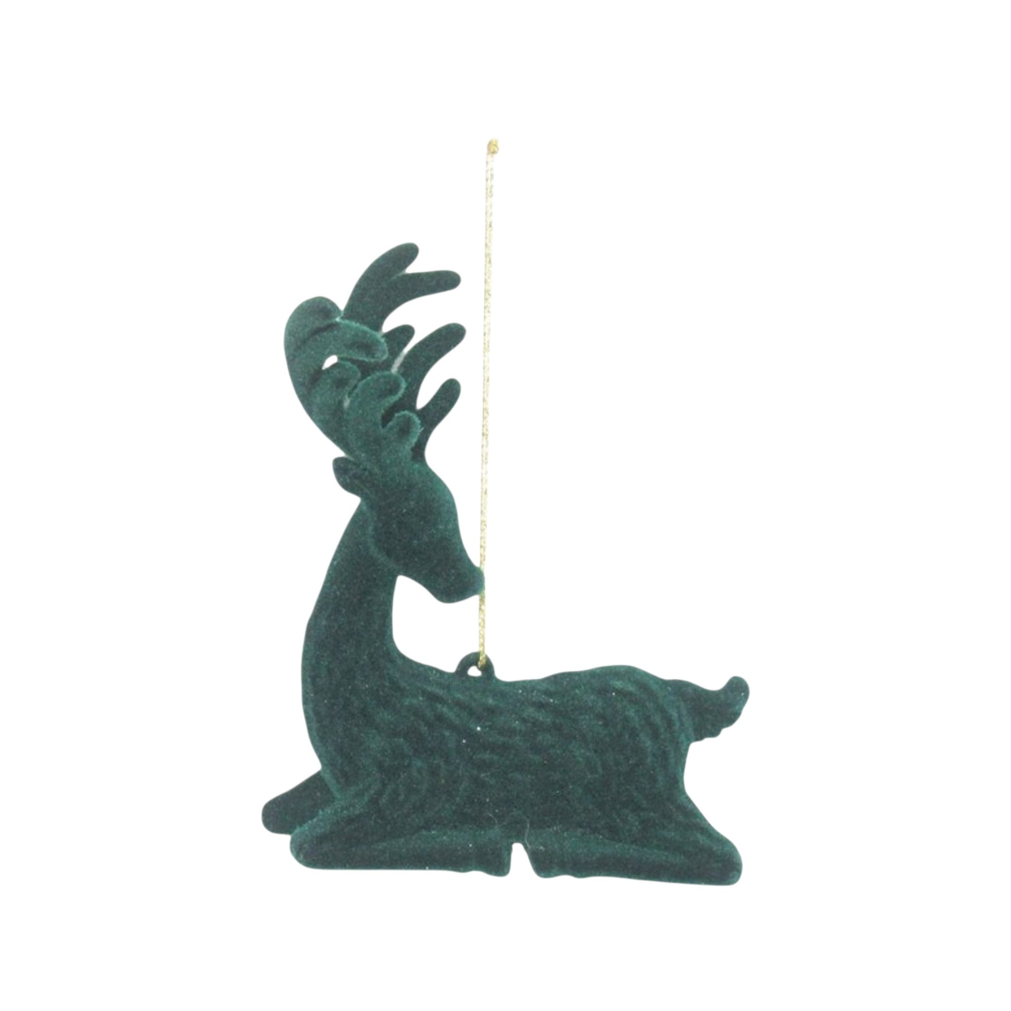 Ornament Reindeer Hunter Green