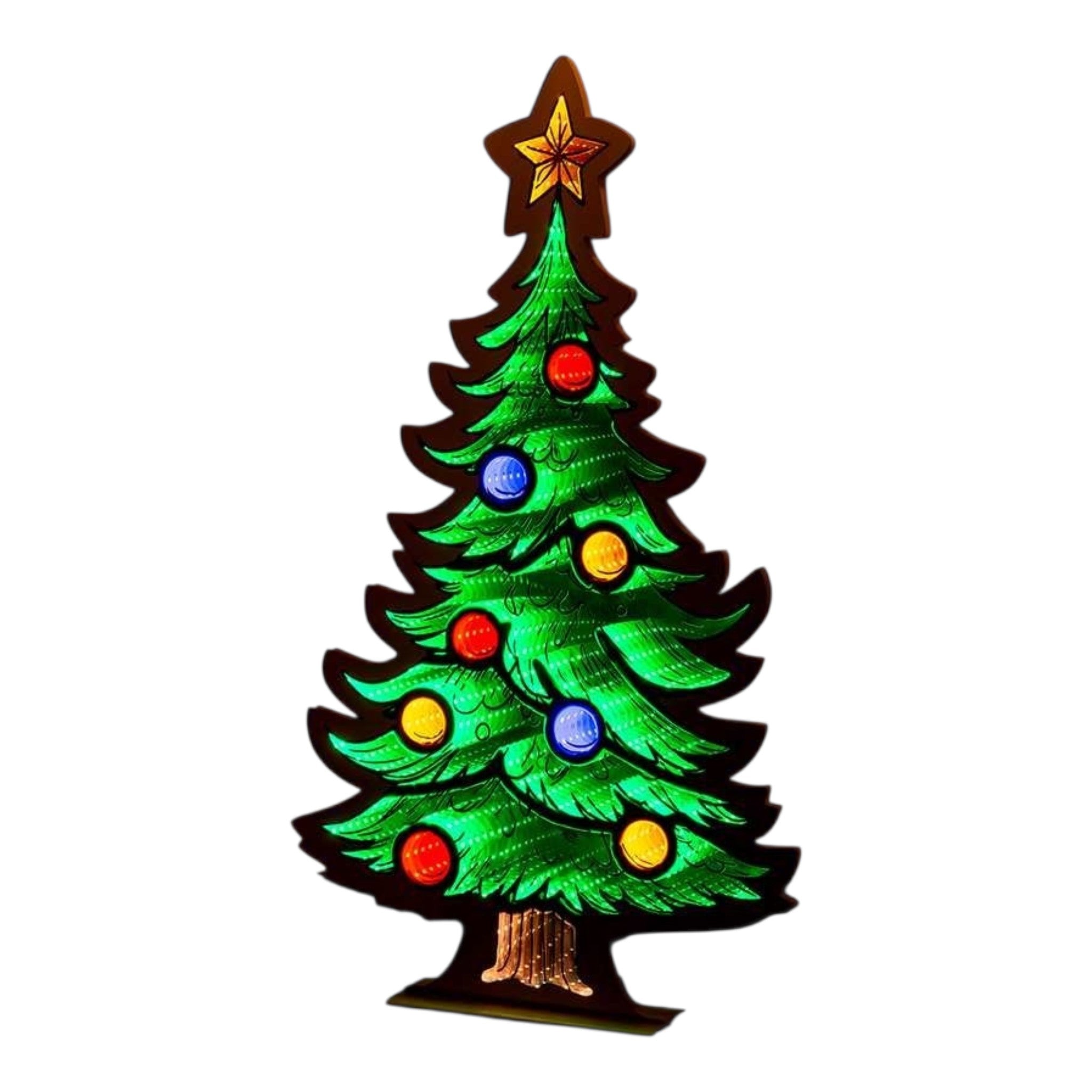 Christmas Tree with Star Infinity Light 26"
