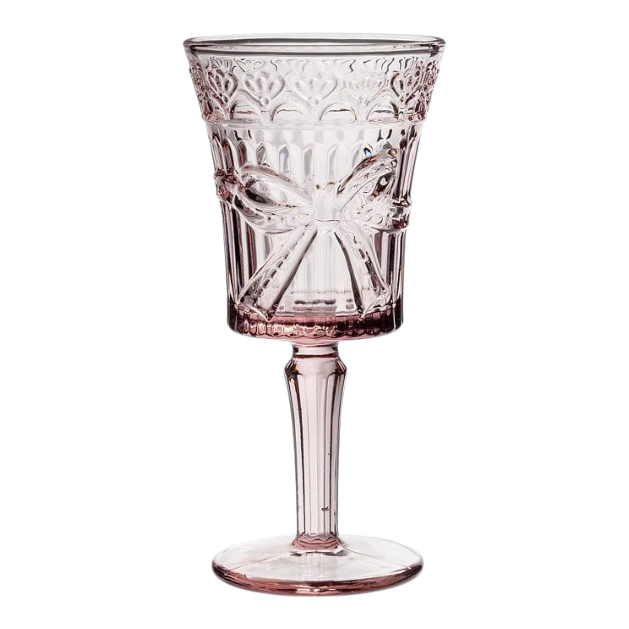 Pink Bow Goblet 8oz