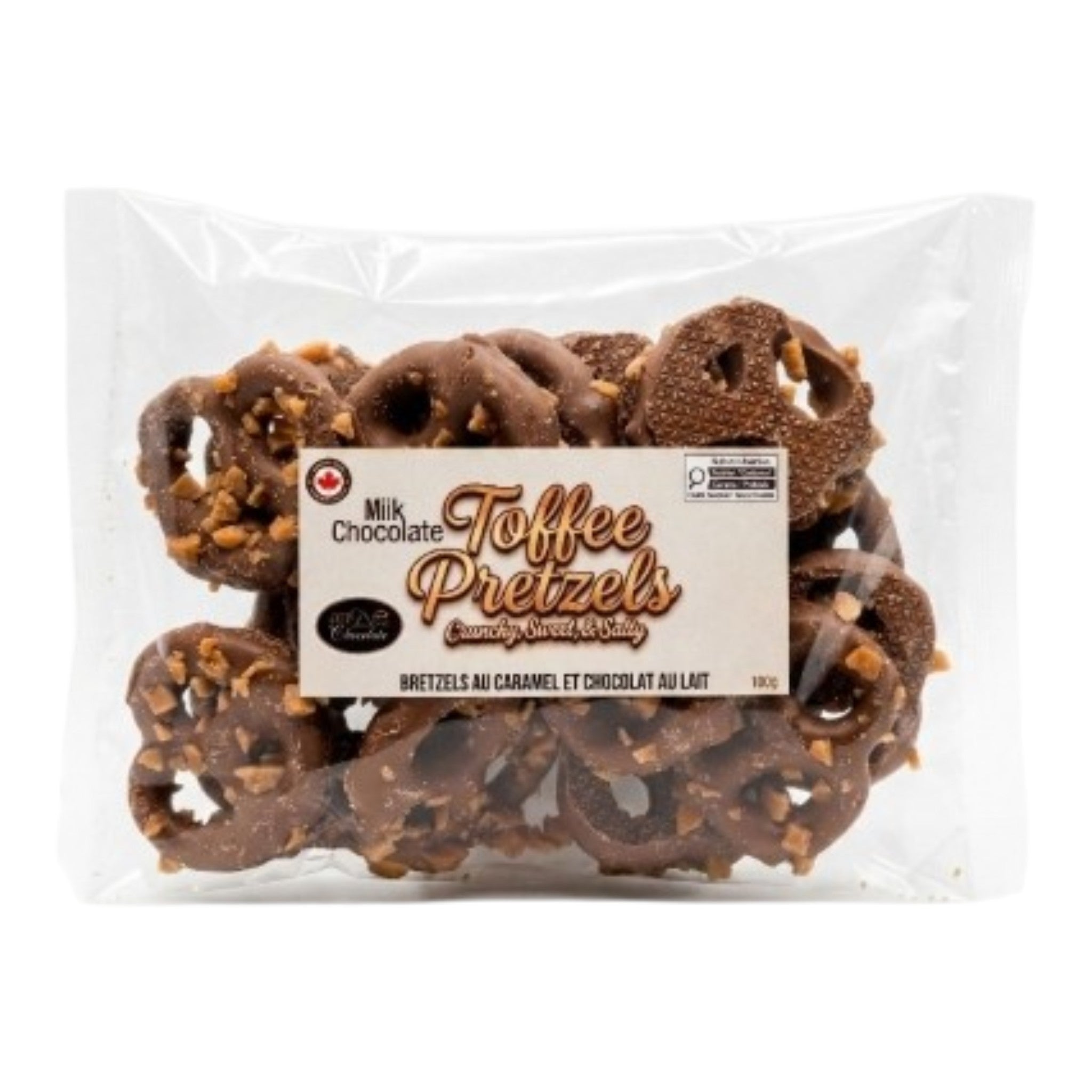 Milk Chocolate Toffee Pretzels 100g