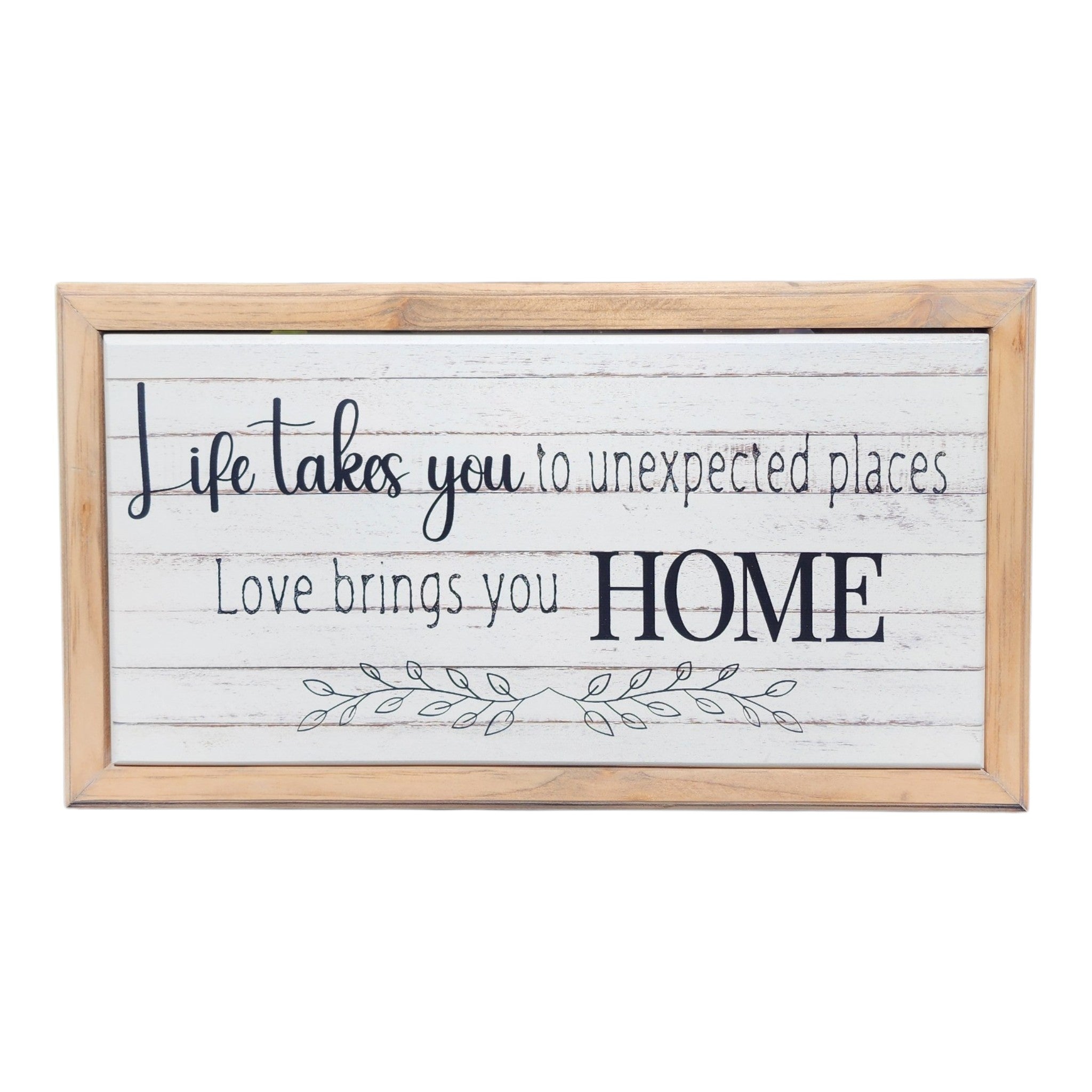 8.5x15.5 Framed Life Takes You To Unexpected Places