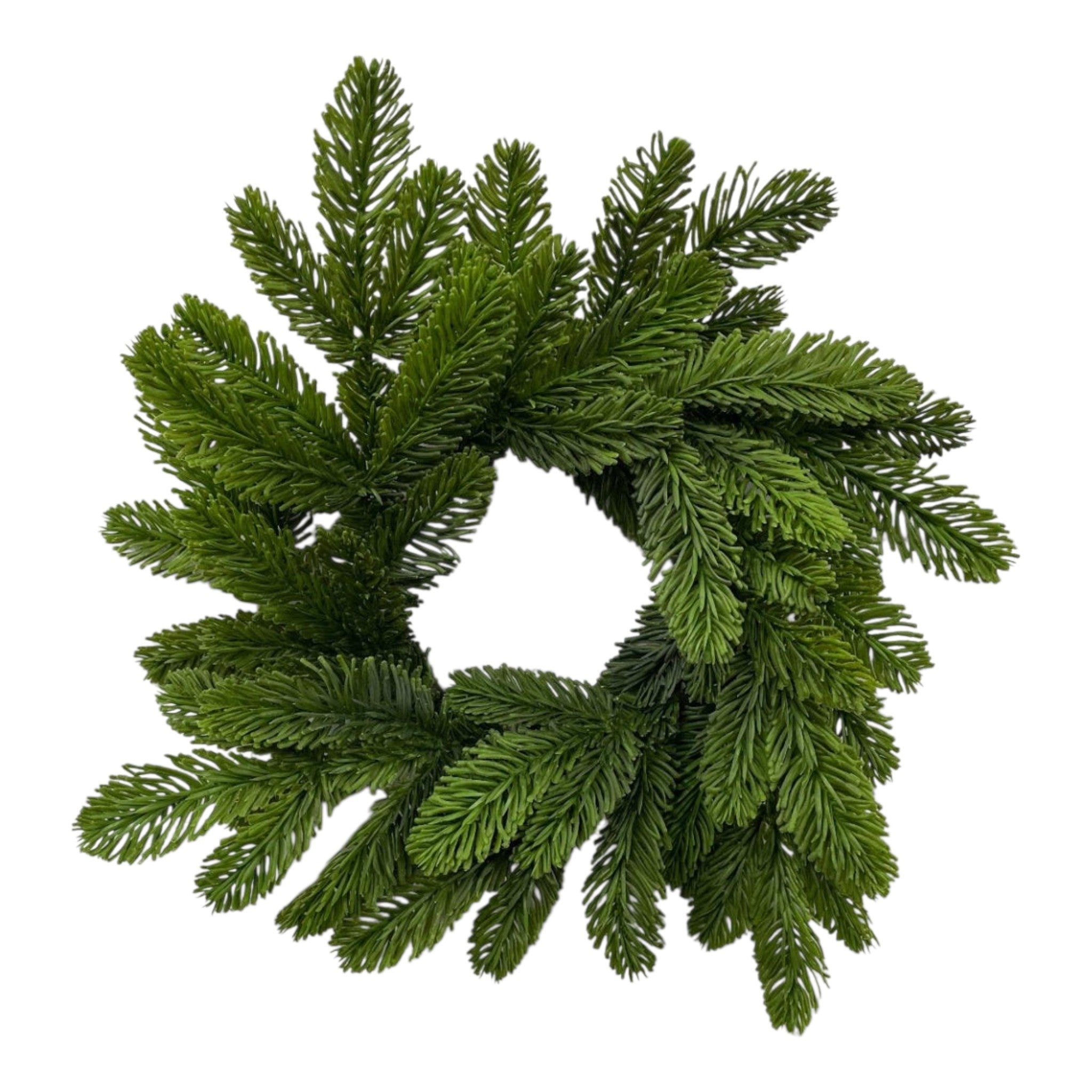 14" Fresh Touch Noble Fir Candle Ring