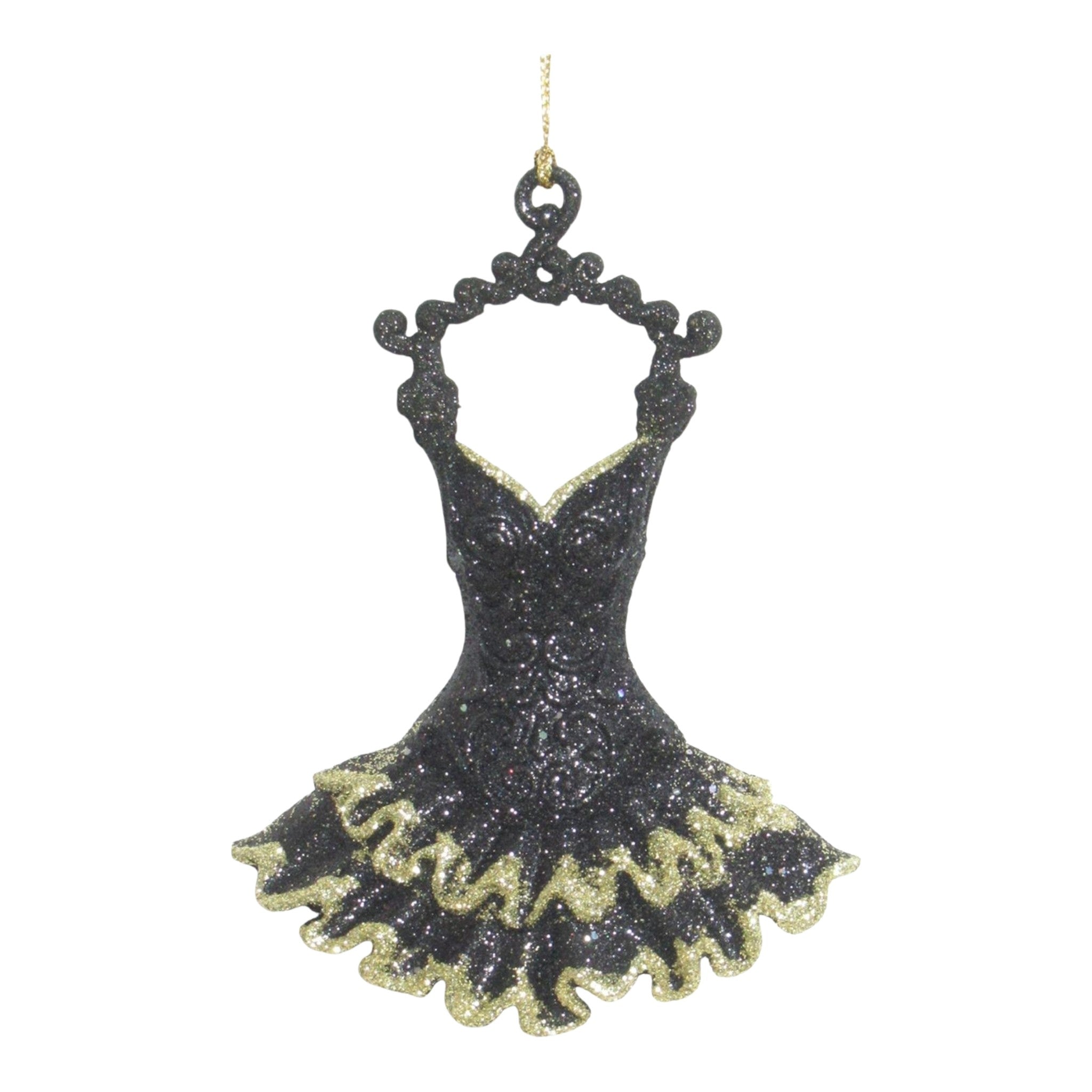 Ornament Dress w/Tutu Black w/Hanger